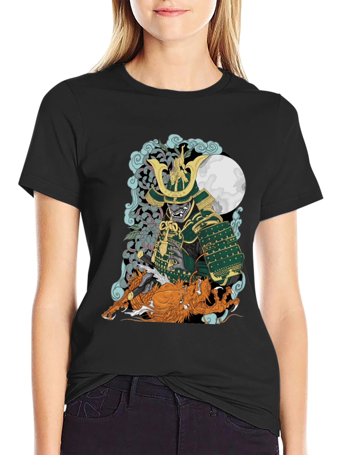 Samurai & Dragon Graphic Tee
