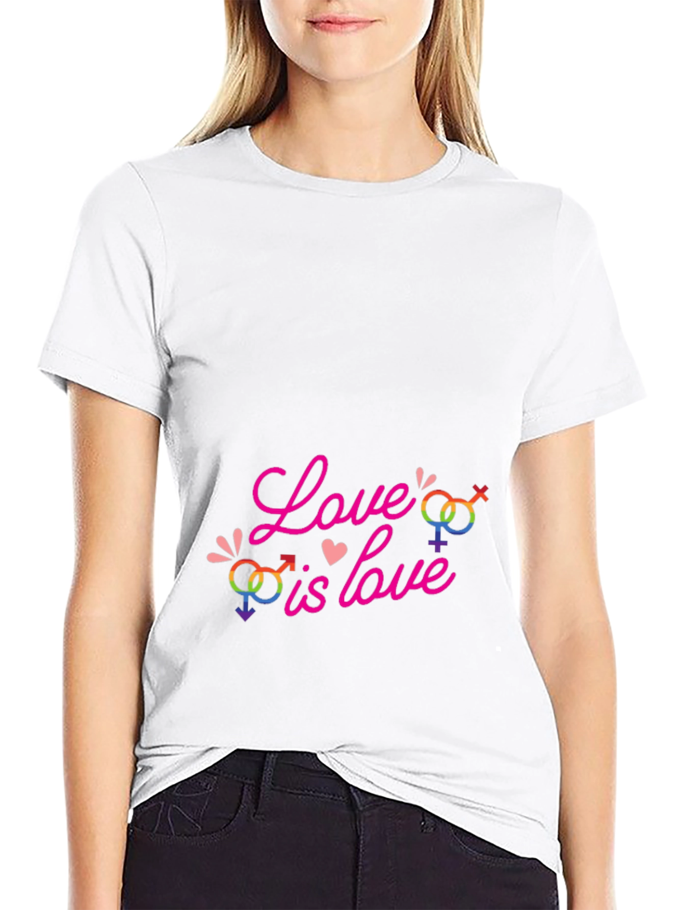 Love is Love Rainbow Graphic Tee