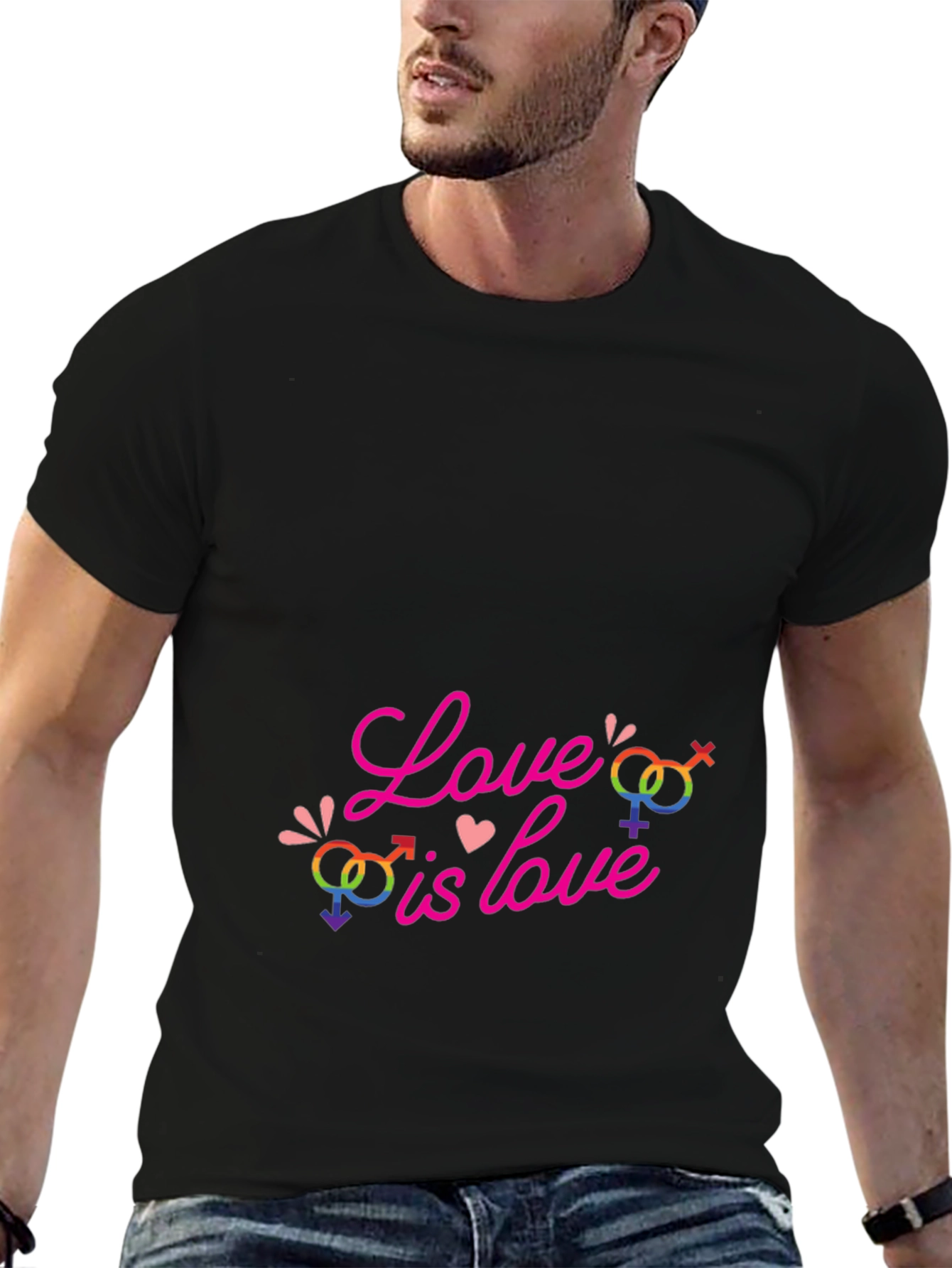 Love is Love Rainbow Graphic Tee