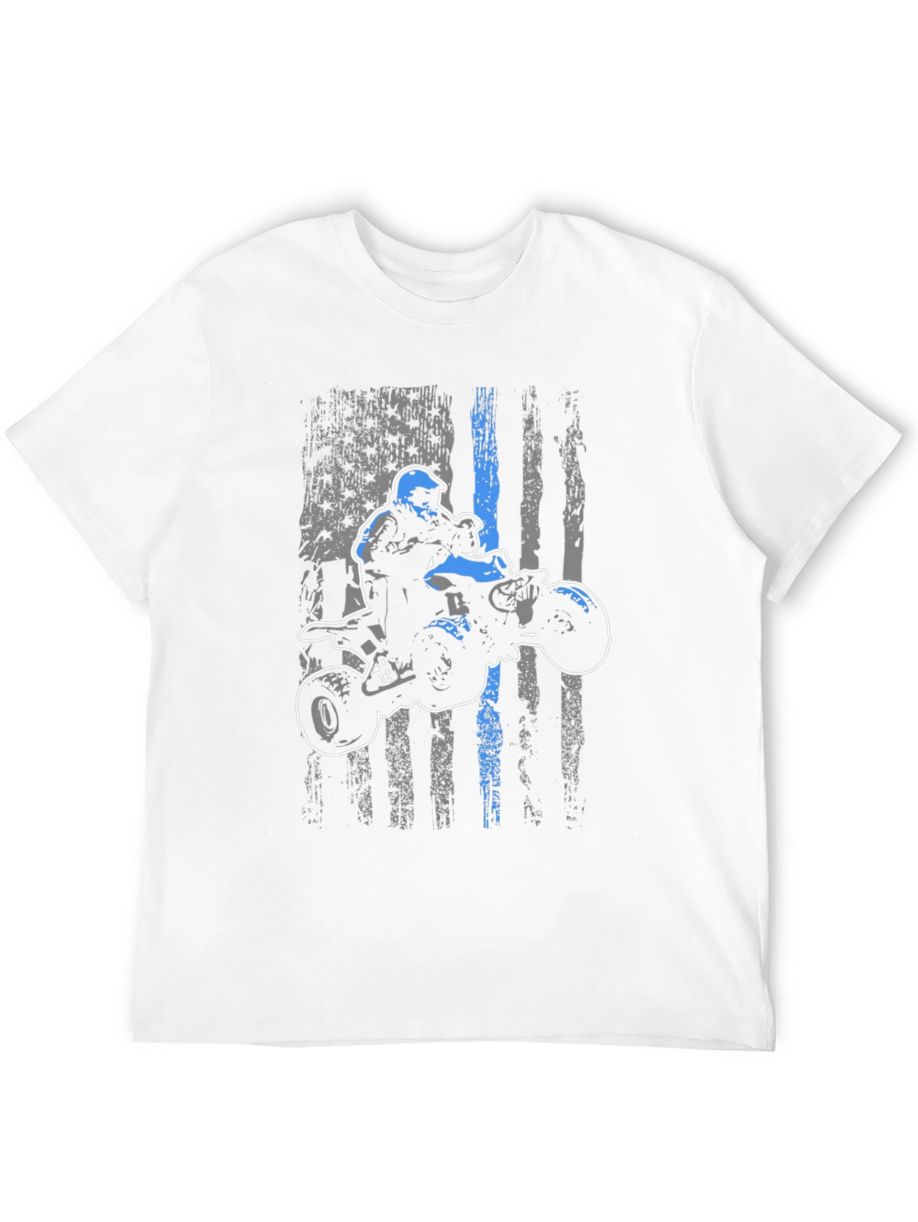ATV Rider Thin Blue Line T-Shirt