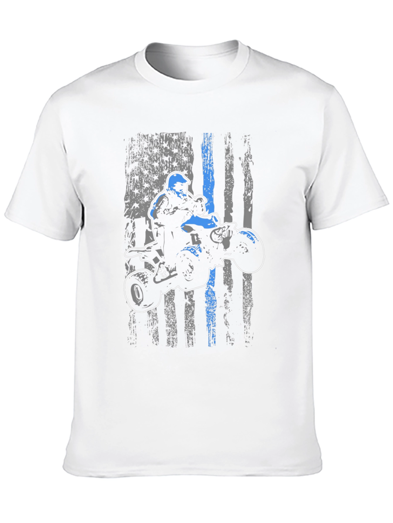 ATV Rider Thin Blue Line T-Shirt
