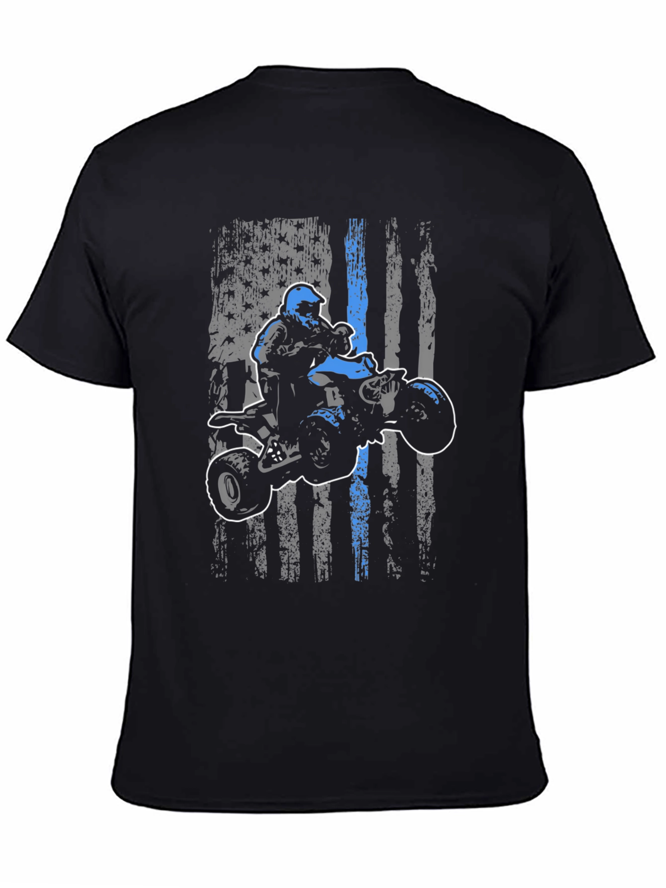 ATV Rider Thin Blue Line T-Shirt