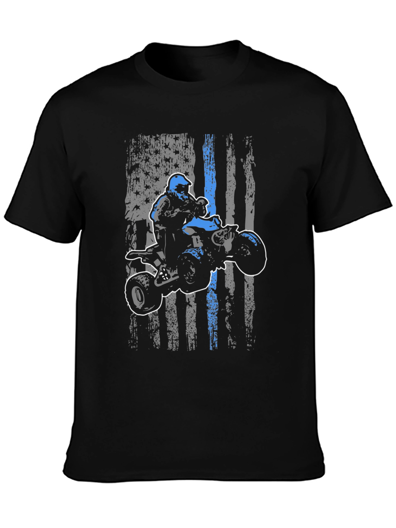 ATV Rider Thin Blue Line T-Shirt