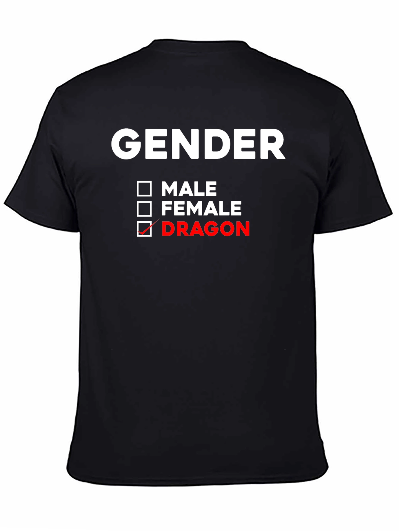Gender Dragon T-Shirt - Unique Novelty Tee