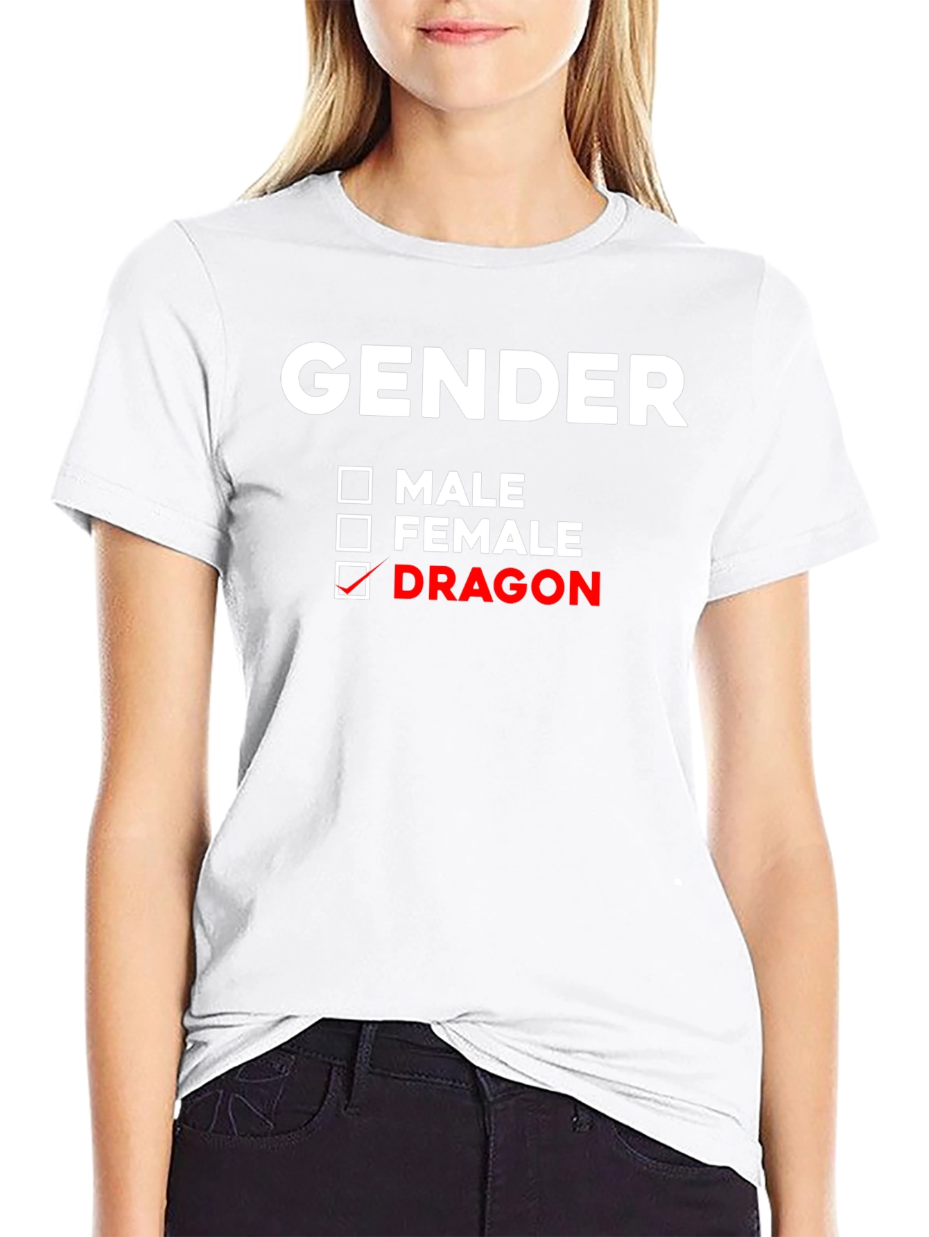 Gender Dragon T-Shirt - Unique Novelty Tee
