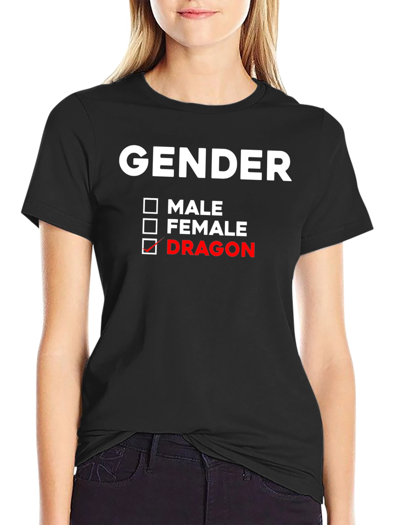 Gender Dragon T-Shirt - Unique Novelty Tee