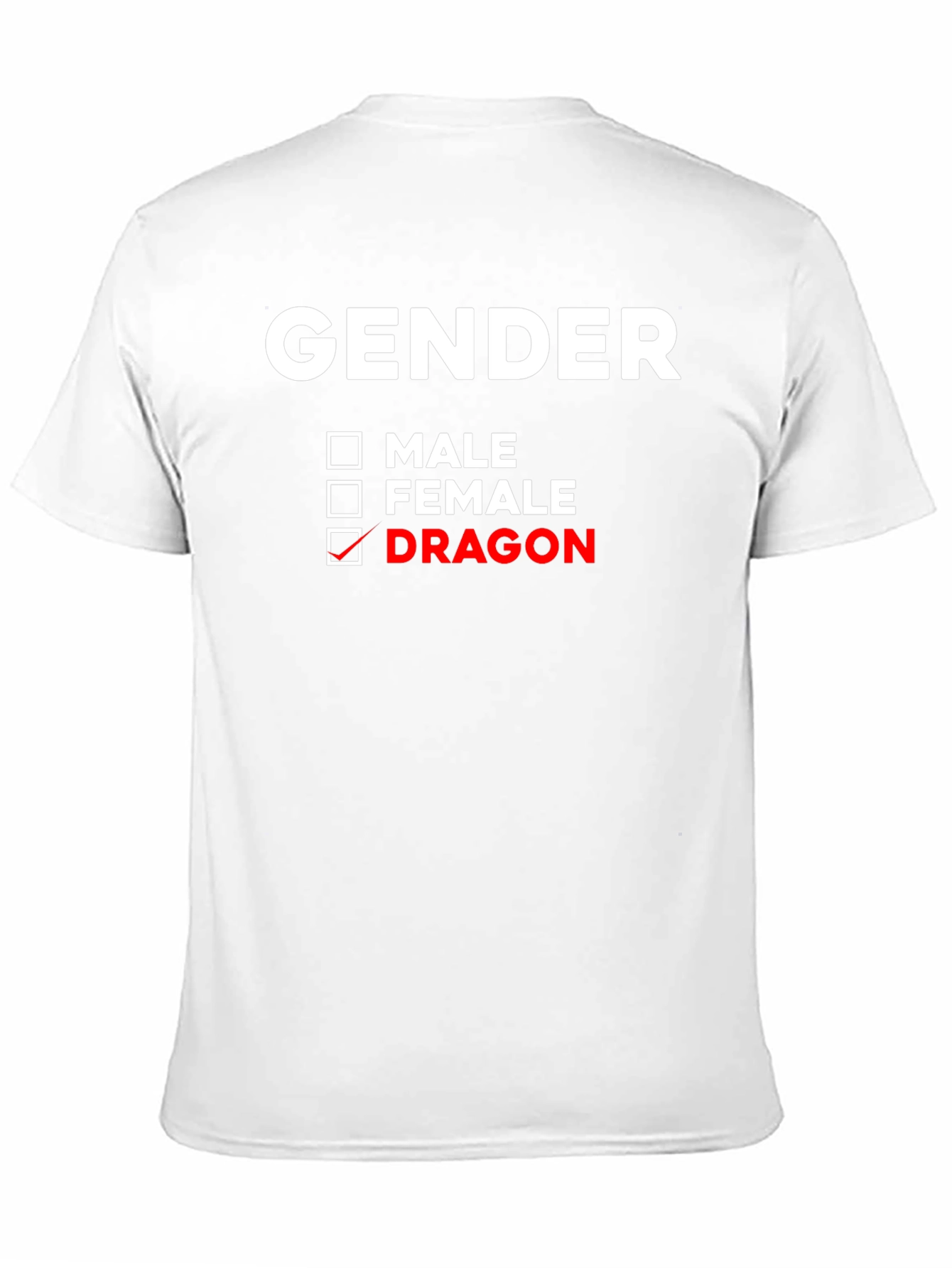 Gender Dragon T-Shirt - Unique Novelty Tee
