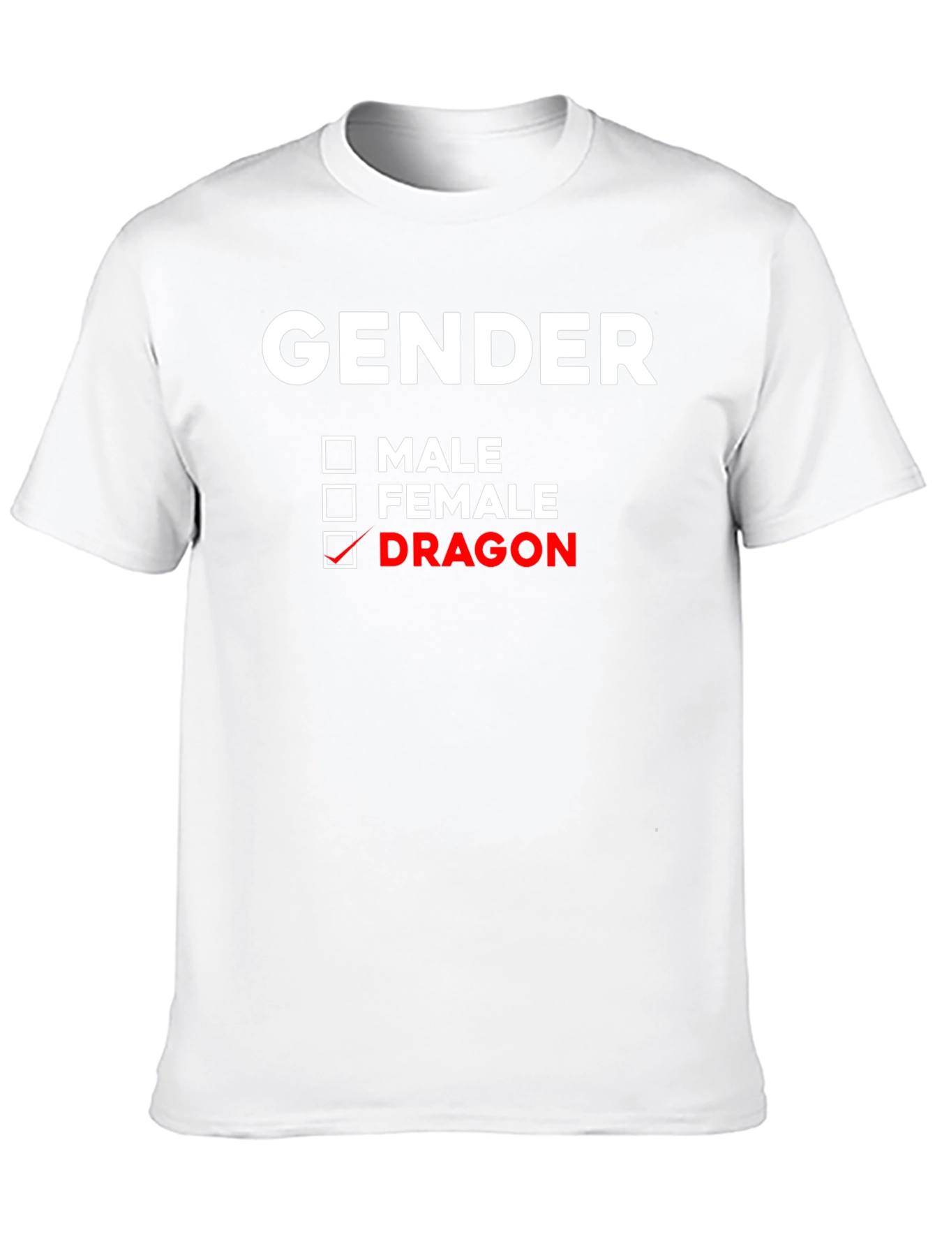 Gender Dragon T-Shirt - Unique Novelty Tee