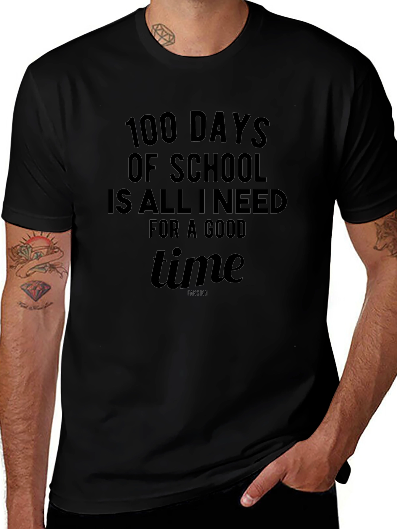 100 Days of School T-Shirt: Good Time Teacher Tee