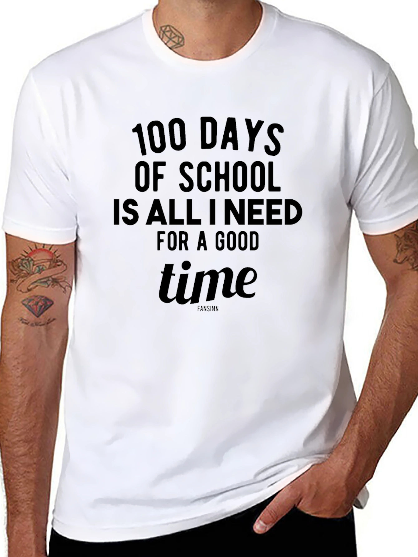 100 Days of School T-Shirt: Good Time Teacher Tee