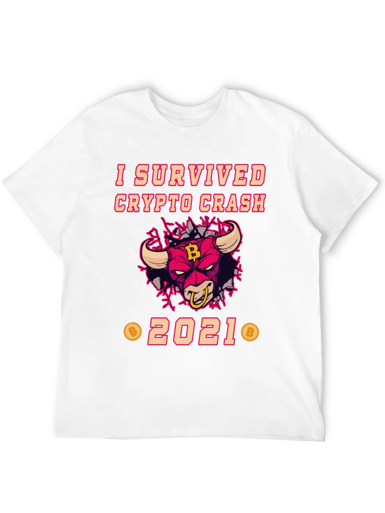 Crypto Crash 2021 Survivor T-Shirt
