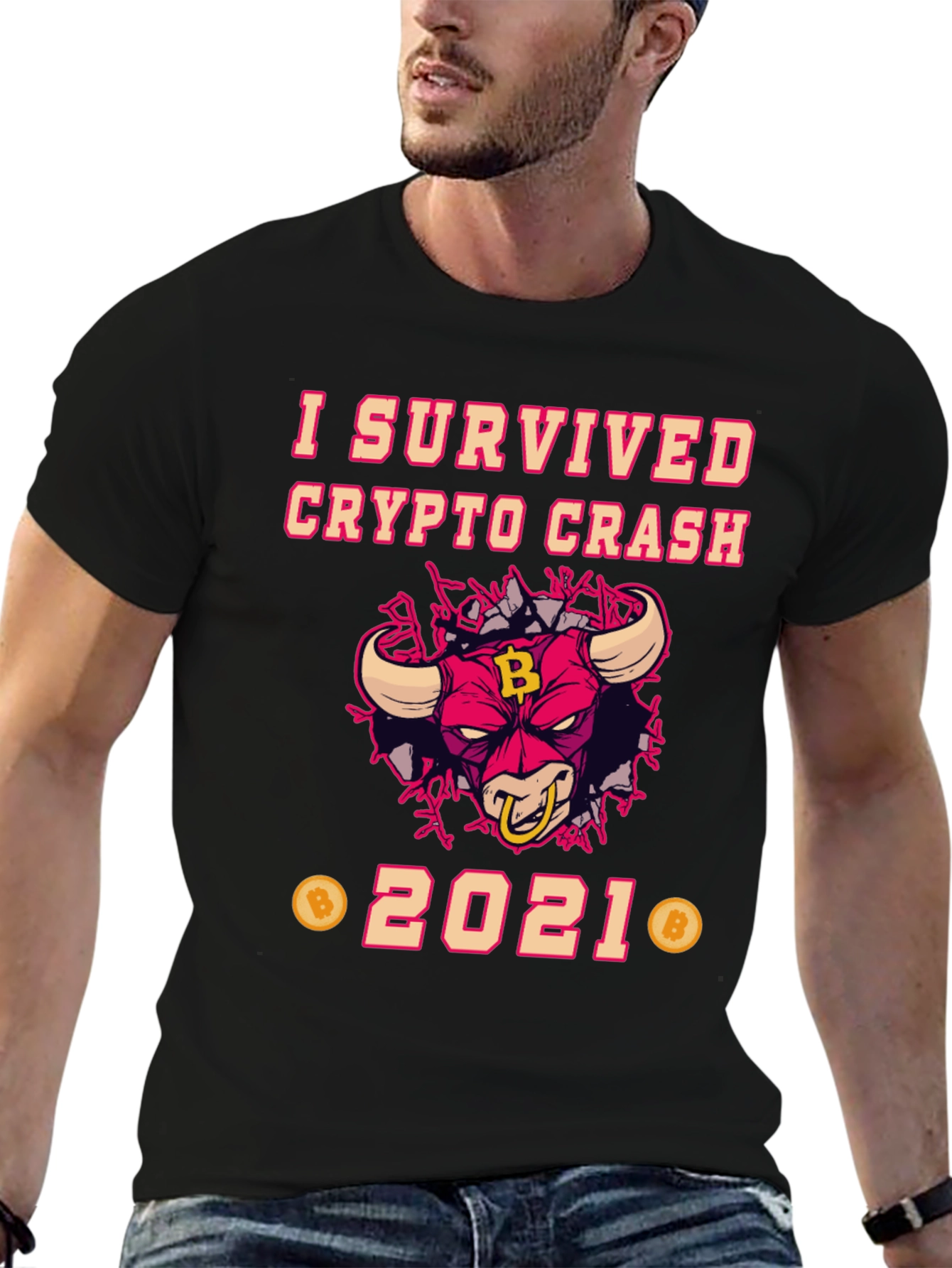 Crypto Crash 2021 Survivor T-Shirt