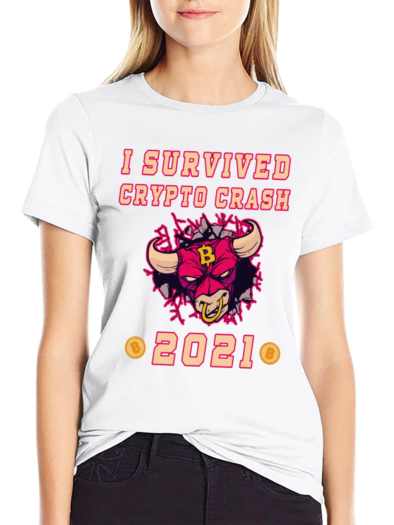Crypto Crash 2021 Survivor T-Shirt