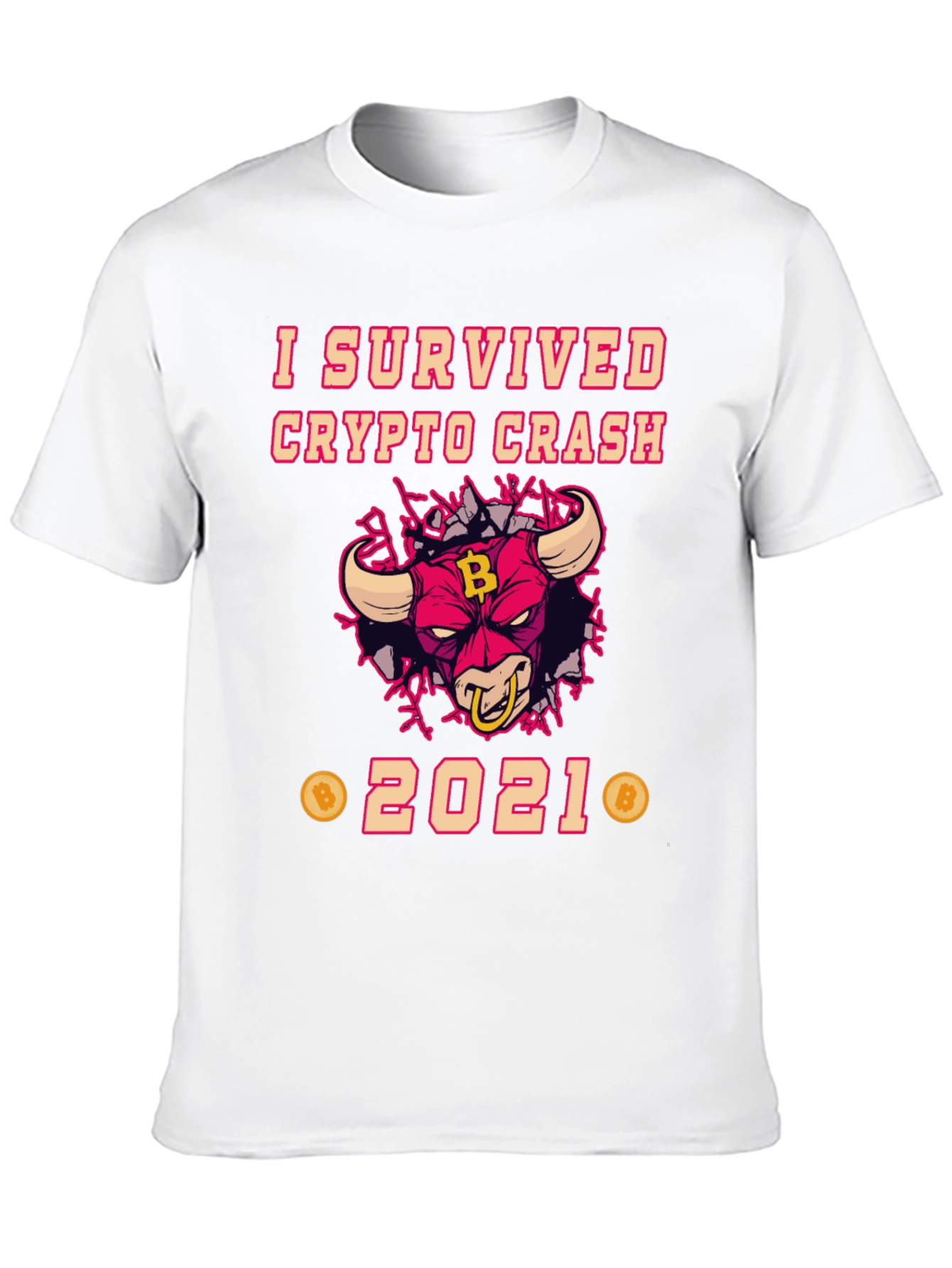 Crypto Crash 2021 Survivor T-Shirt