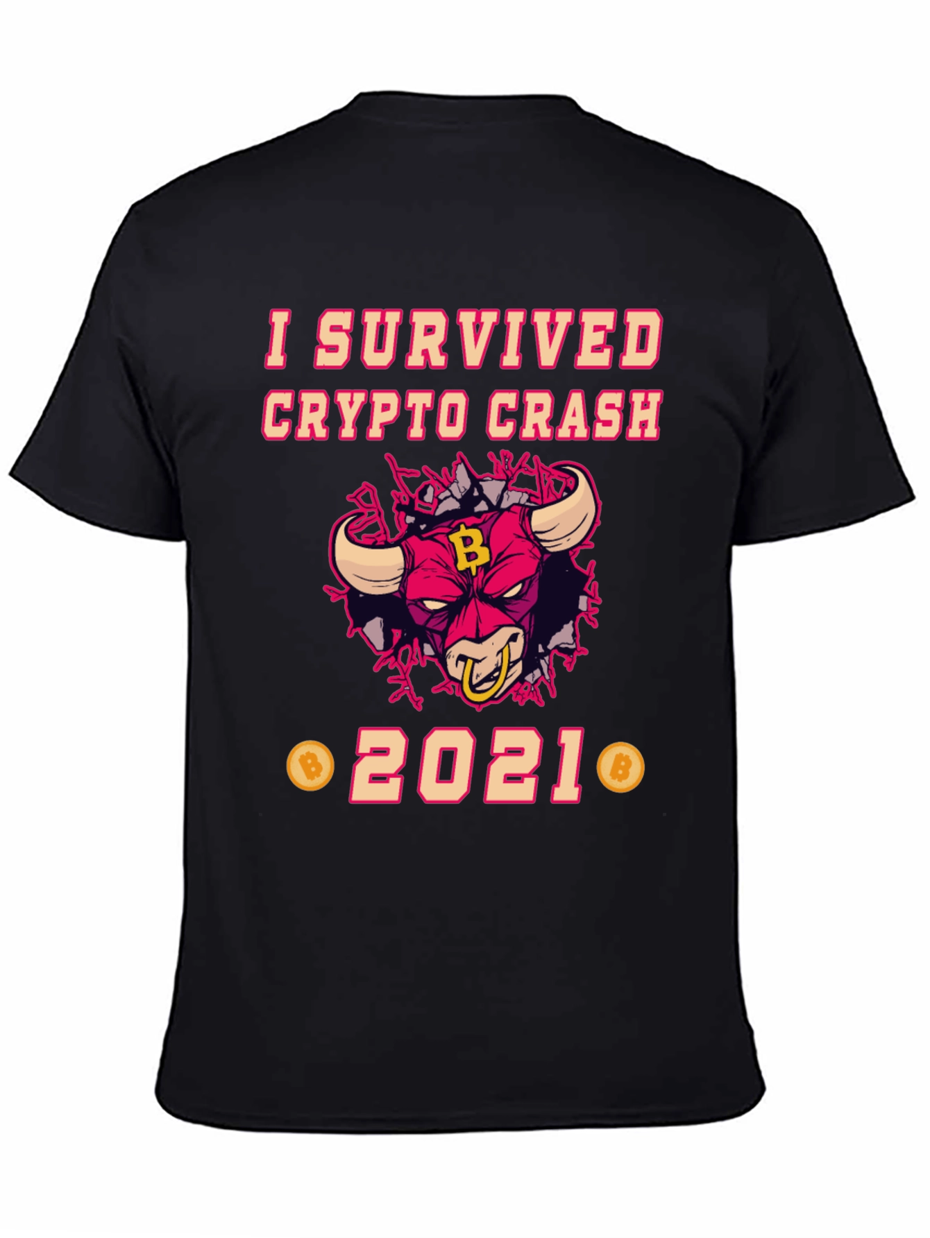 Crypto Crash 2021 Survivor T-Shirt