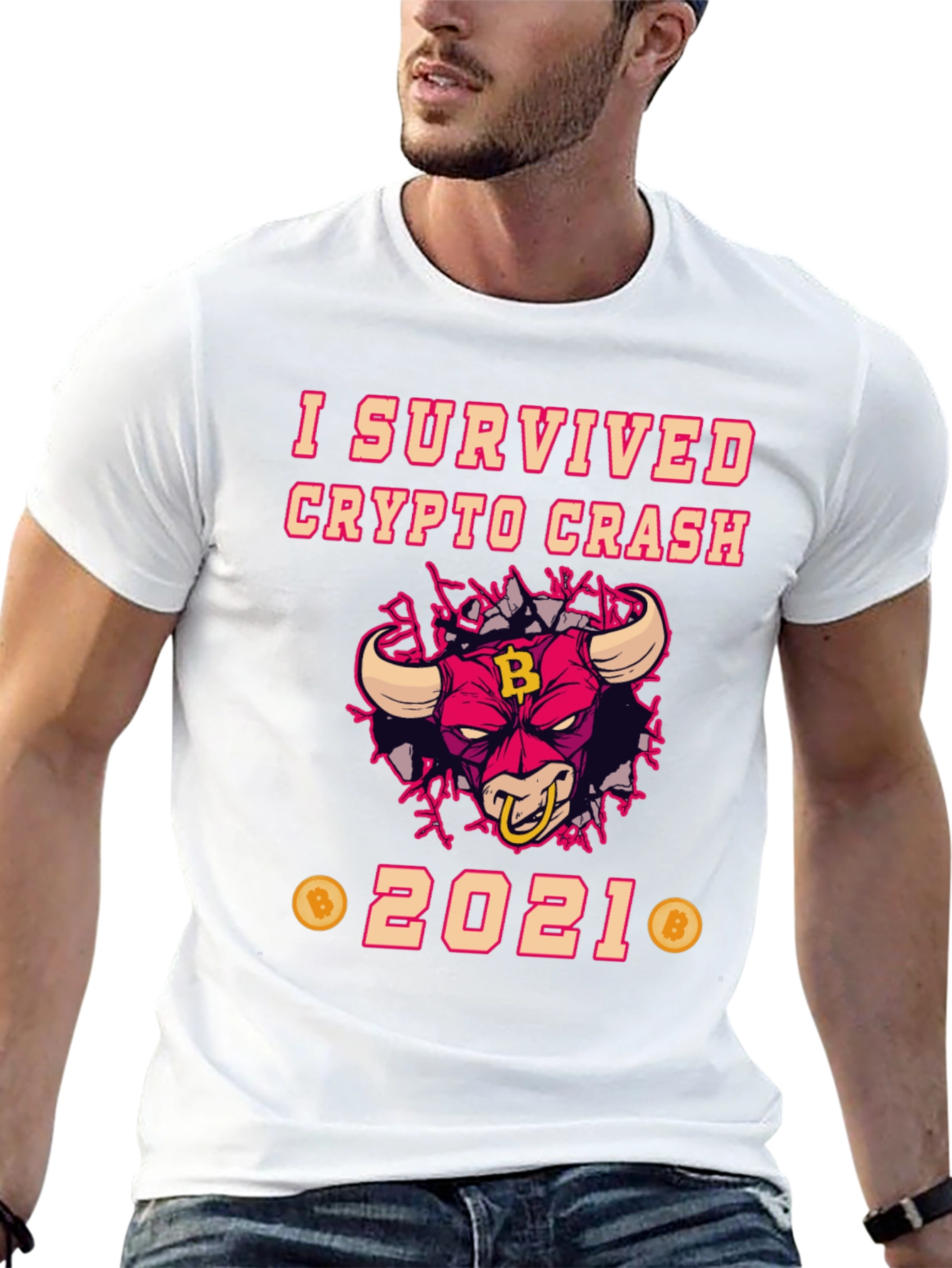 Crypto Crash 2021 Survivor T-Shirt