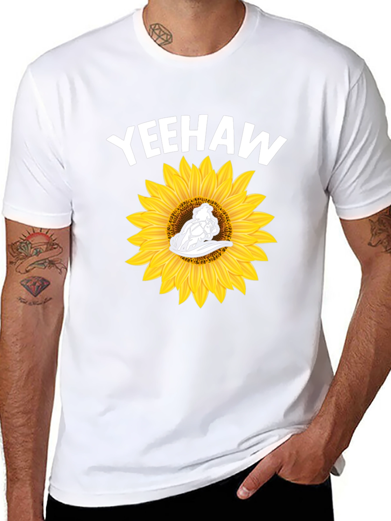 Yeehaw Sunflower Graphic Tee