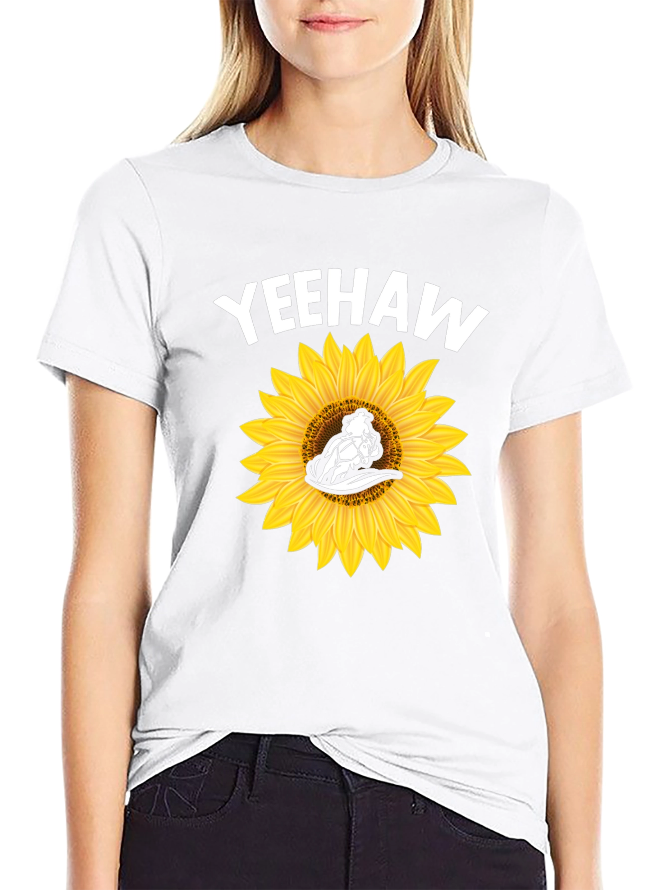Yeehaw Sunflower Graphic Tee