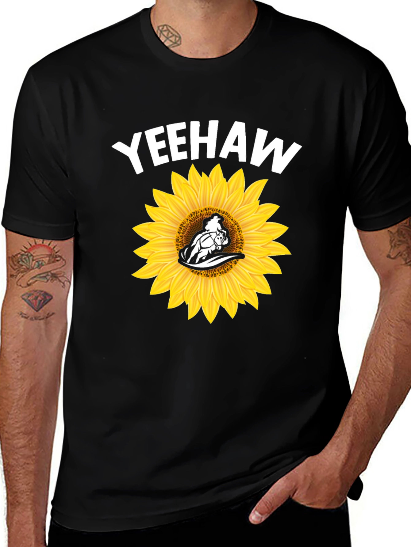 Yeehaw Sunflower Graphic Tee