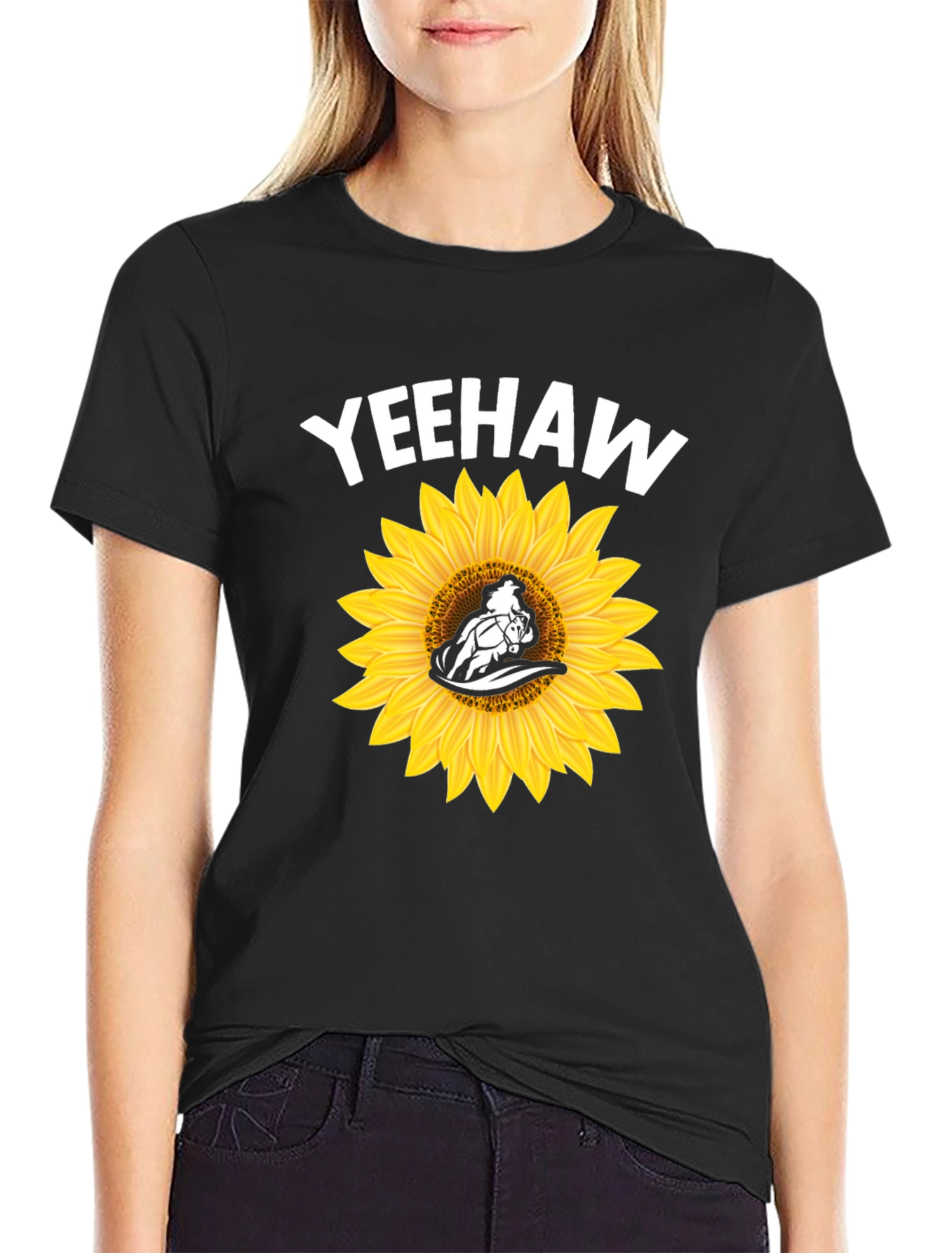 Yeehaw Sunflower Graphic Tee