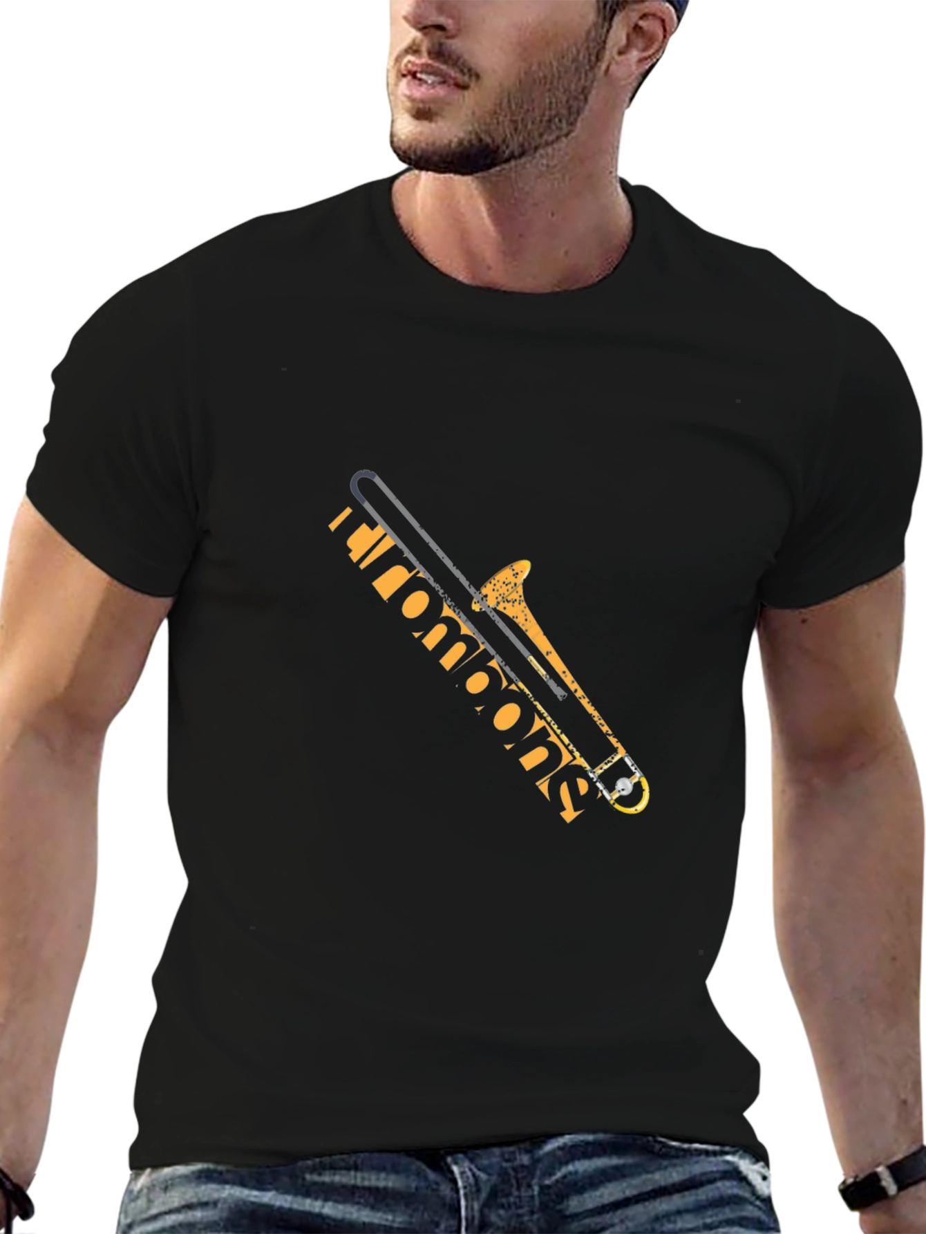 Trombone Music T-Shirt - Musician Tee