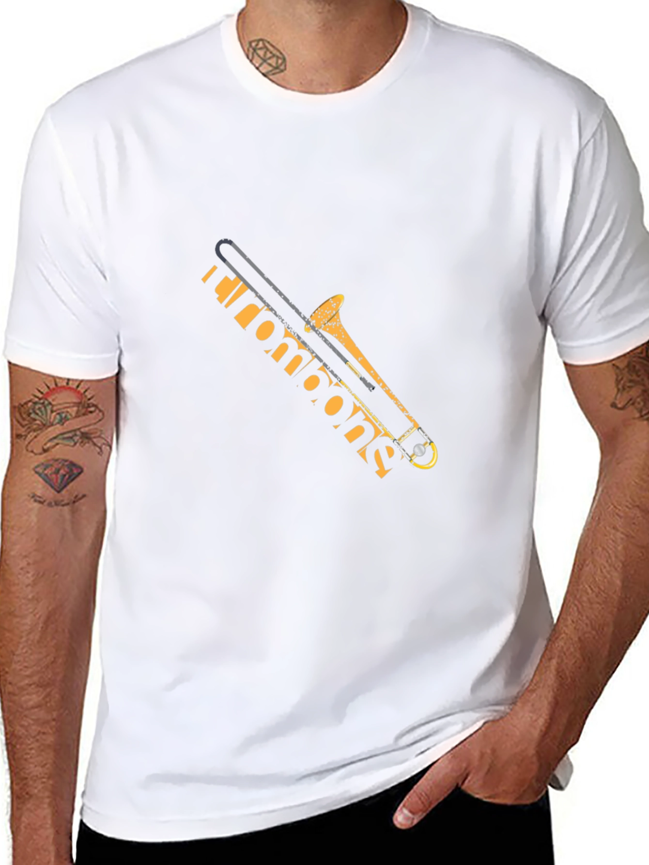 Trombone Music T-Shirt - Musician Tee