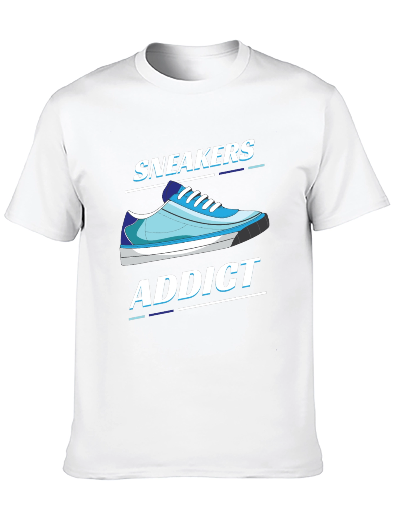 Sneakers Addict Black T-Shirt