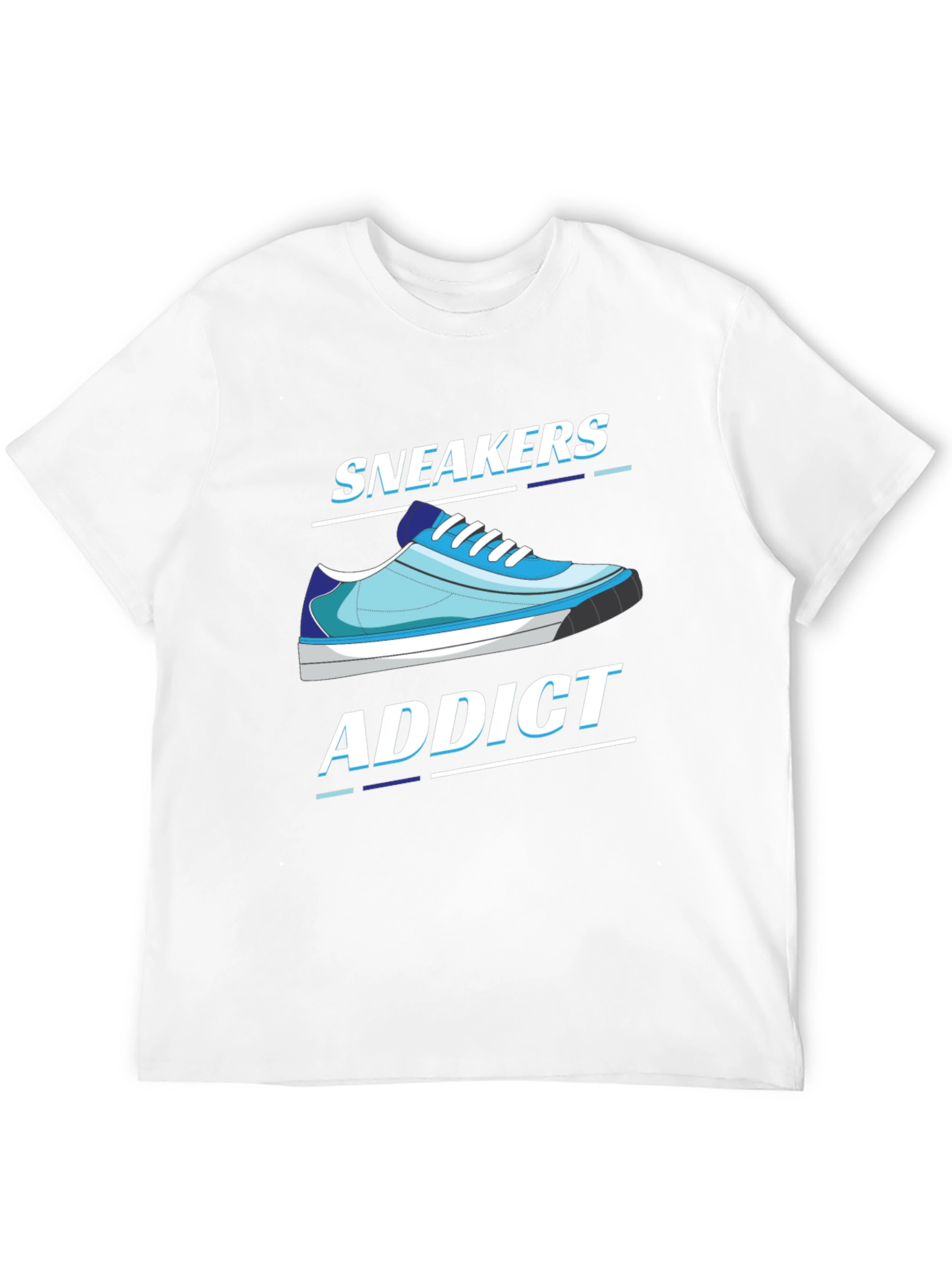 Sneakers Addict Black T-Shirt