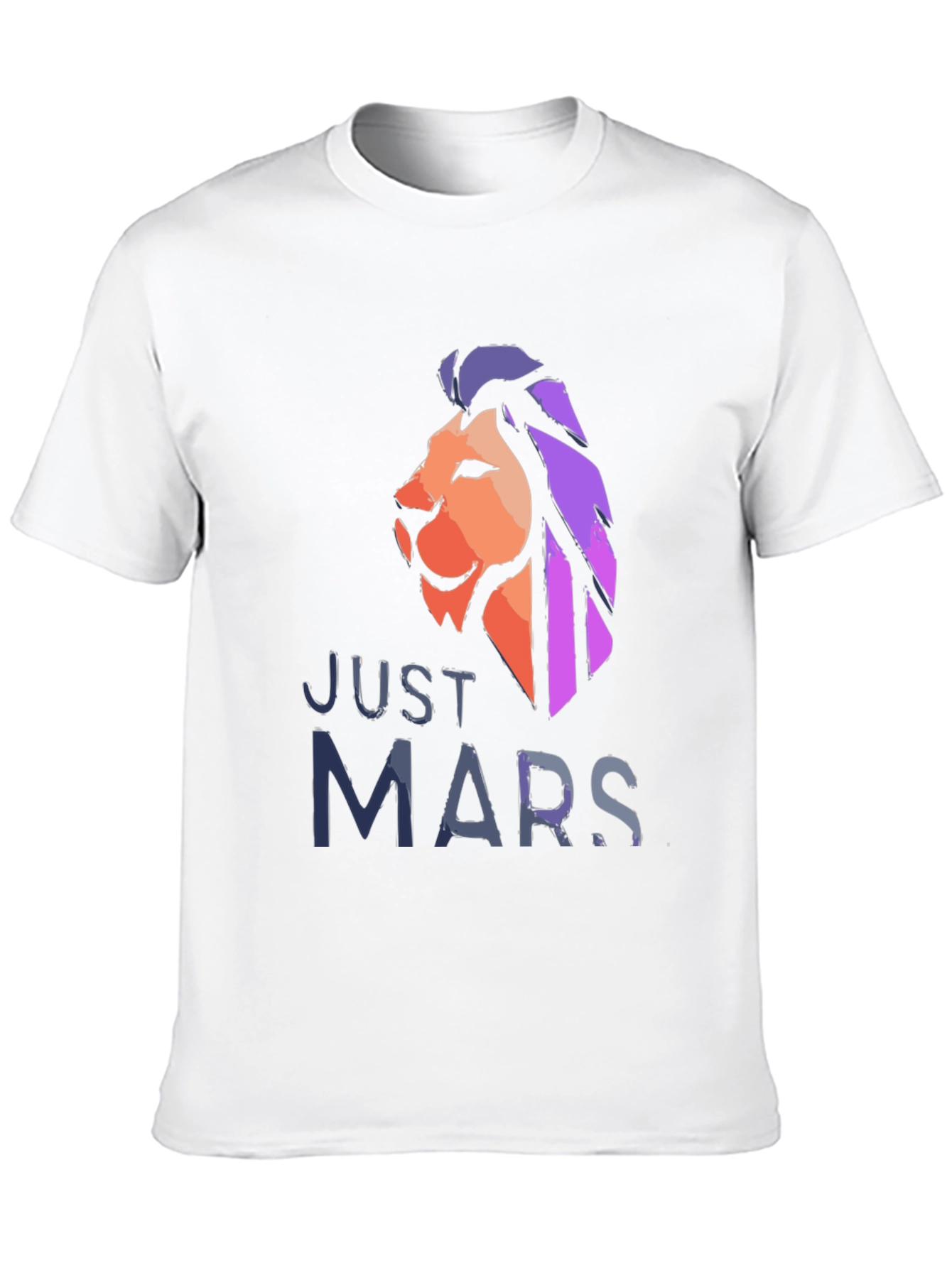 Just Mars Lion Graphic Tee - Black