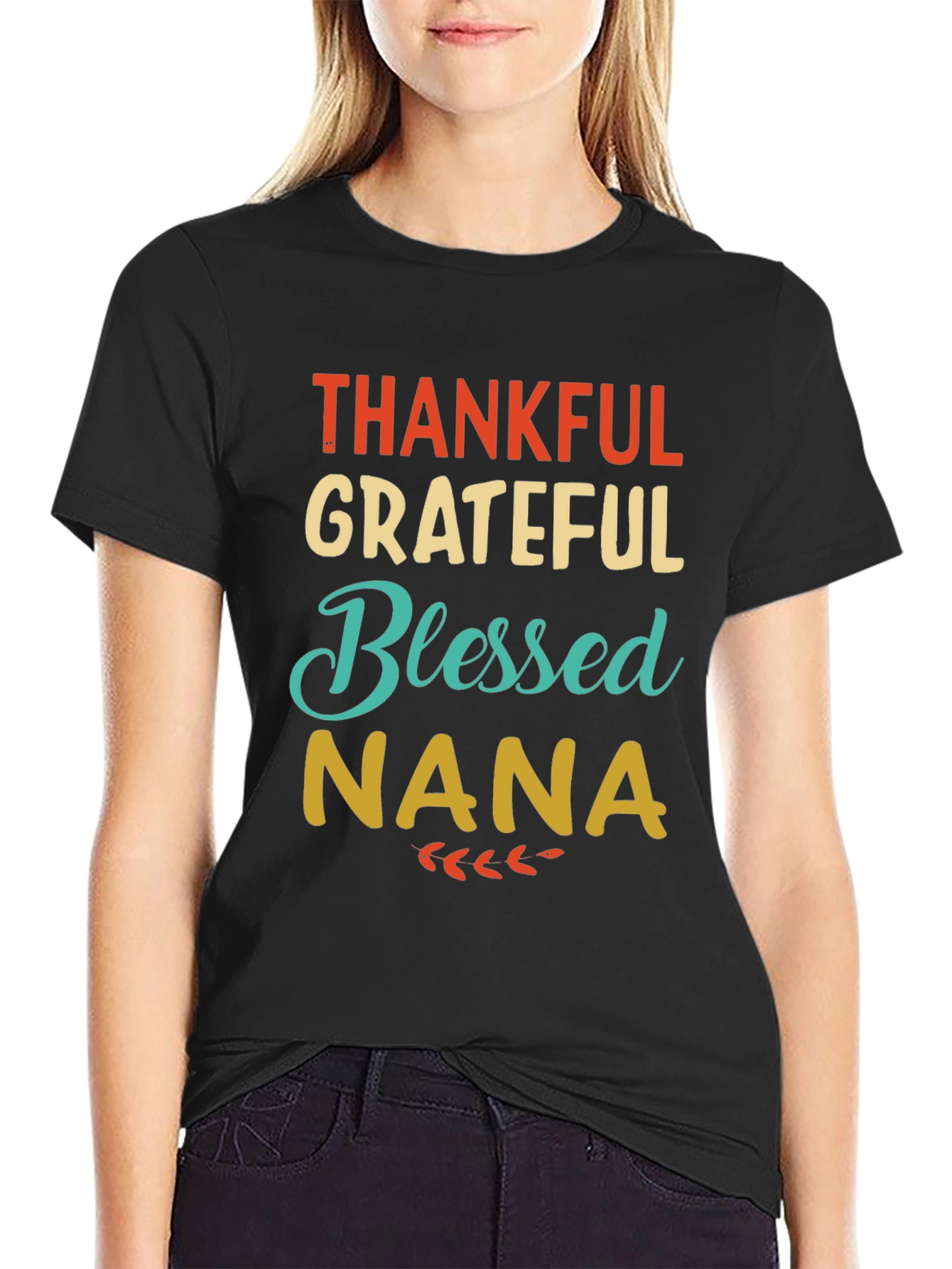 Thankful Grateful Blessed Nana T-Shirt