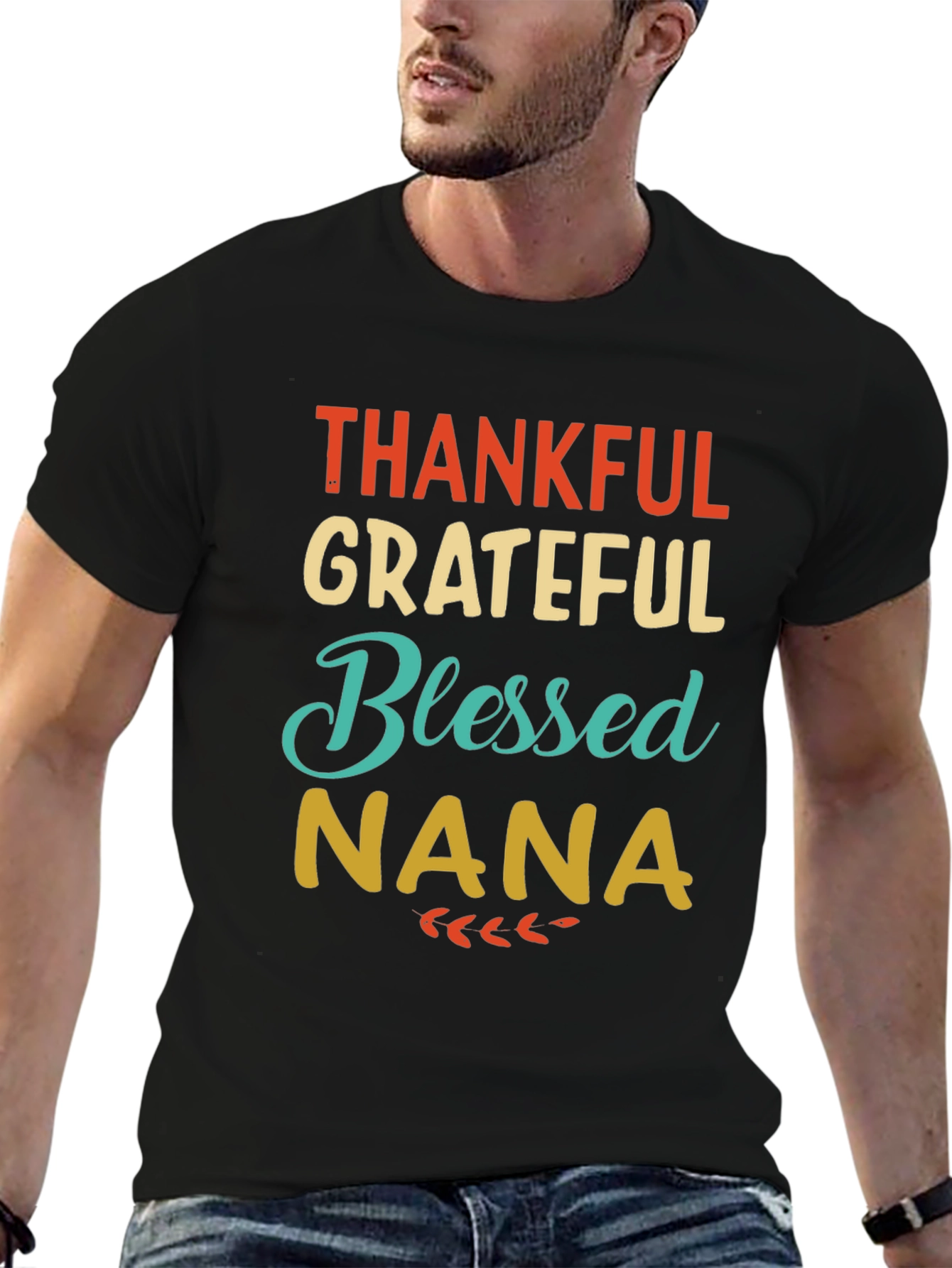 Thankful Grateful Blessed Nana T-Shirt