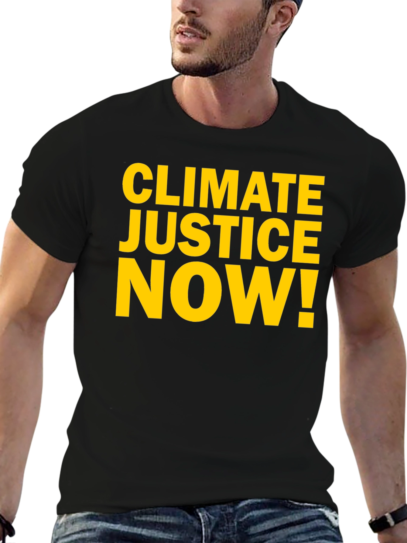 Climate Justice Now T-Shirt - Bold Environmental Activism Tee