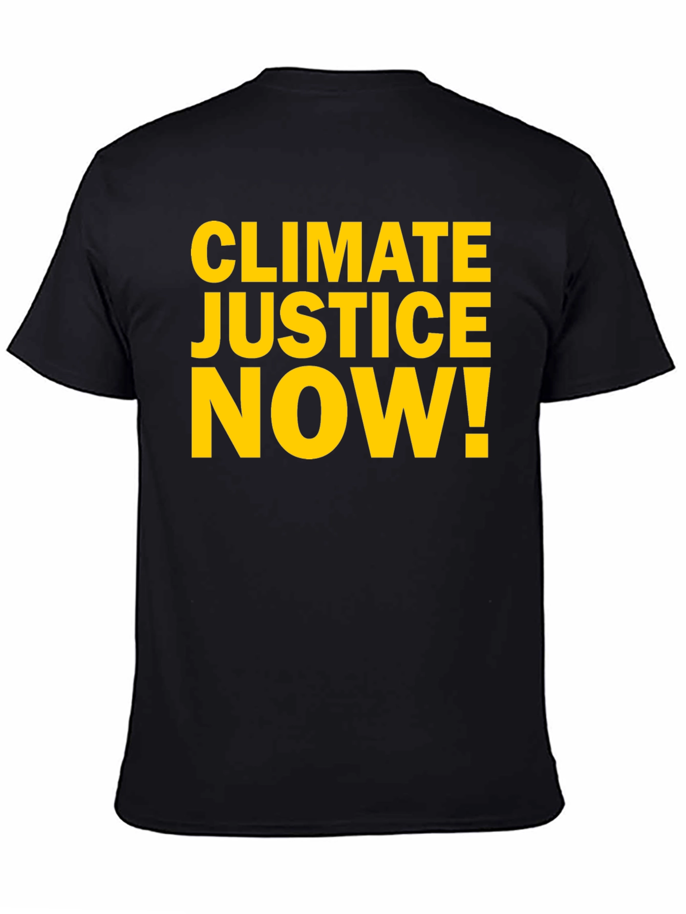 Climate Justice Now T-Shirt - Bold Environmental Activism Tee