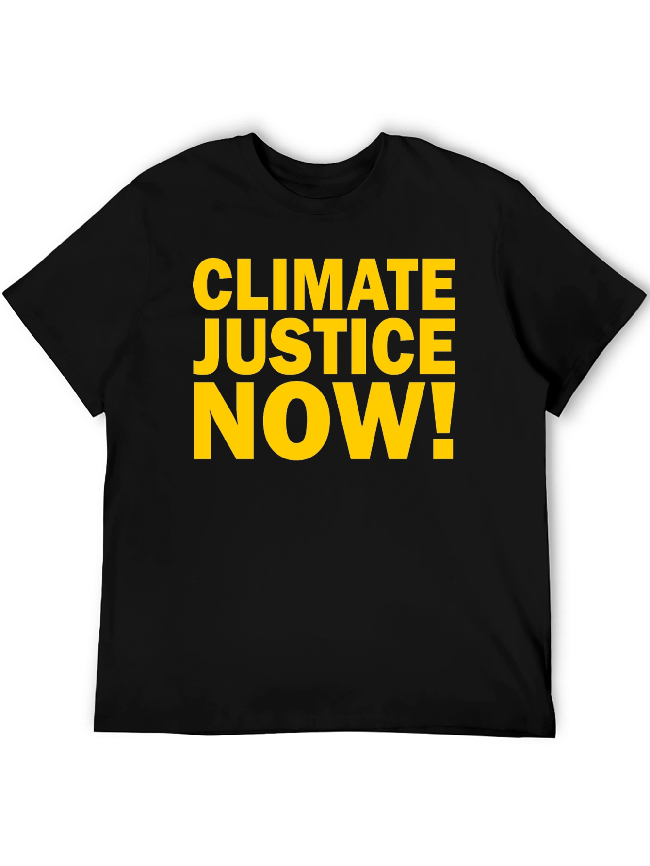 Climate Justice Now T-Shirt - Bold Environmental Activism Tee