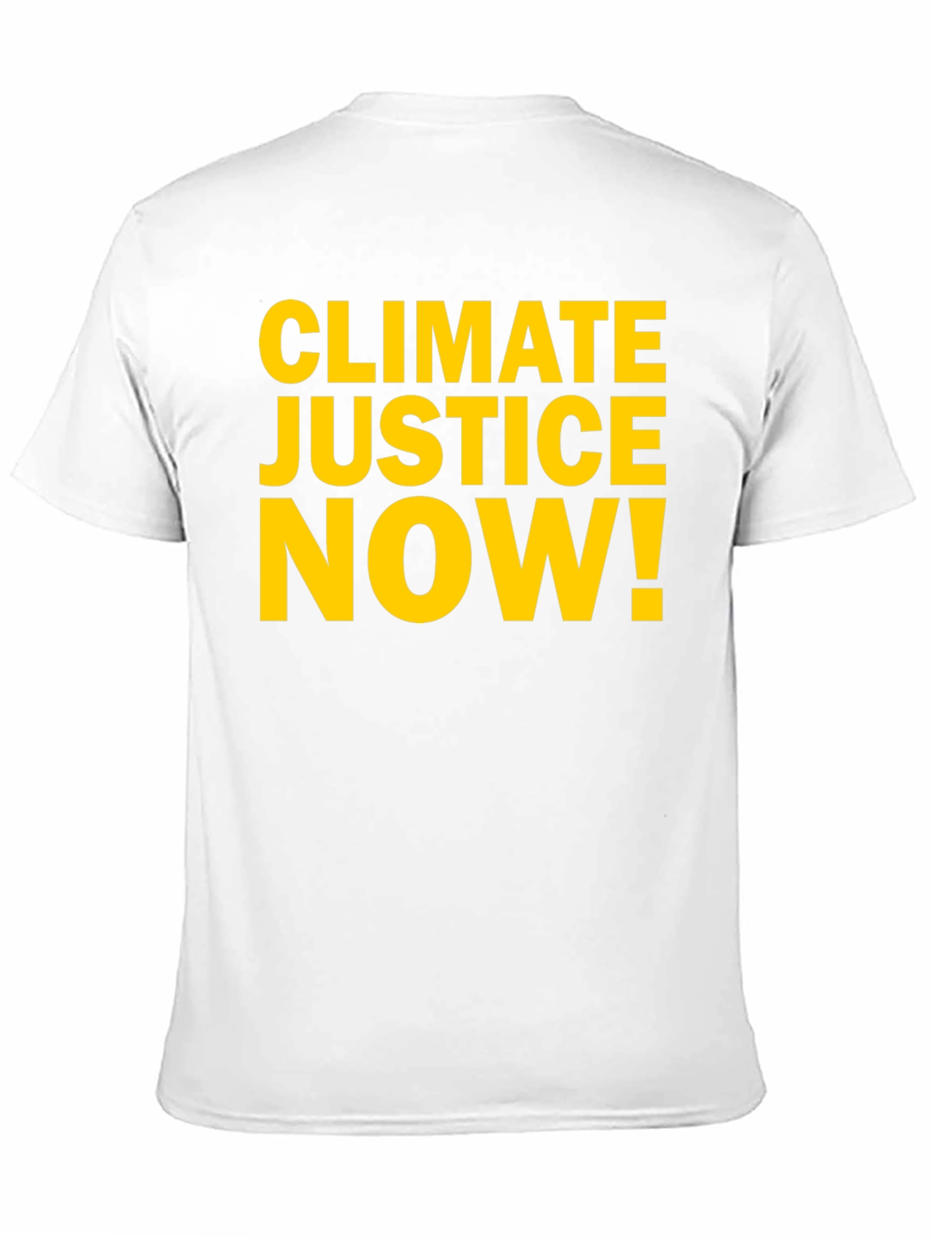 Climate Justice Now T-Shirt - Bold Environmental Activism Tee