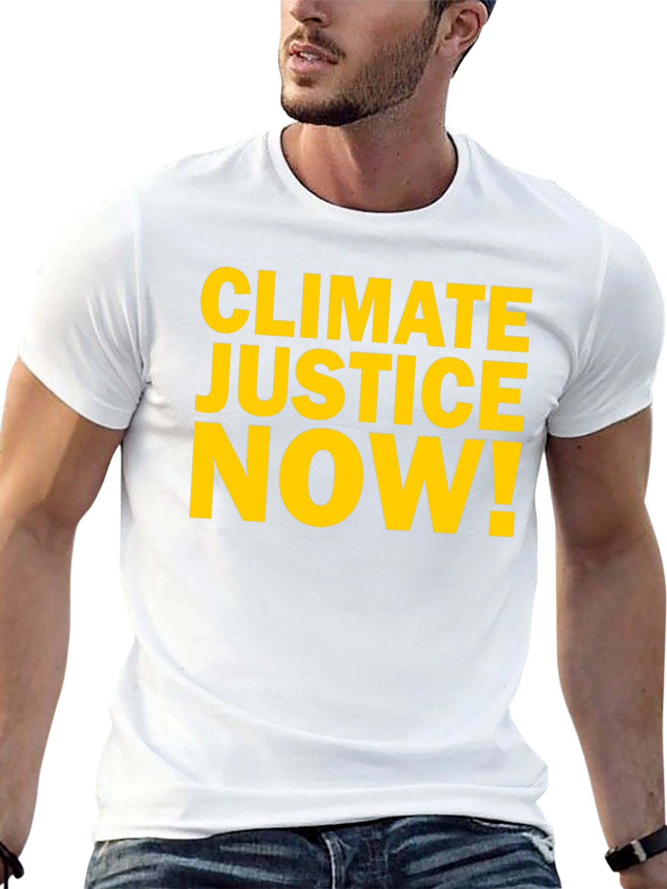 Climate Justice Now T-Shirt - Bold Environmental Activism Tee