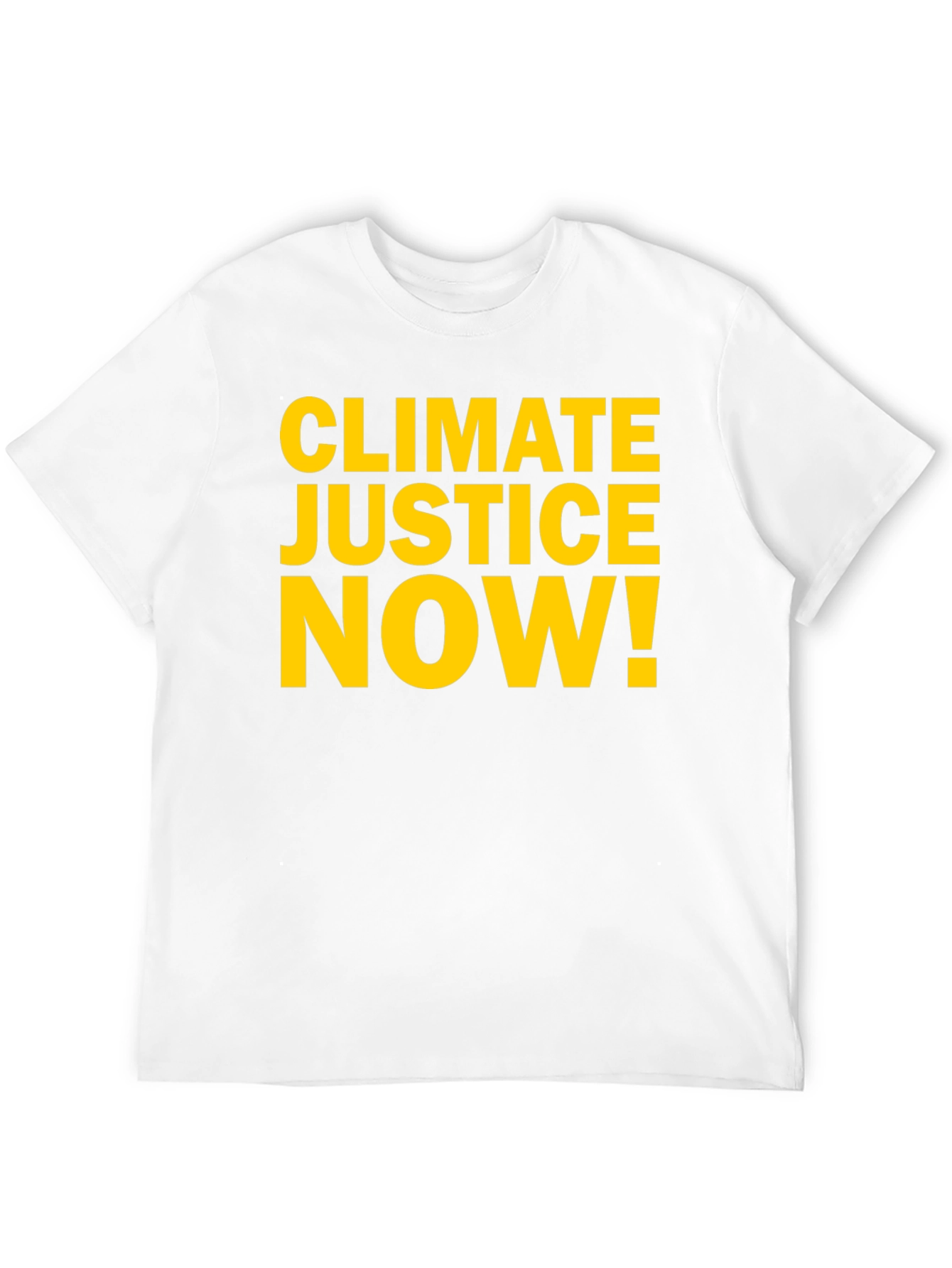 Climate Justice Now T-Shirt - Bold Environmental Activism Tee
