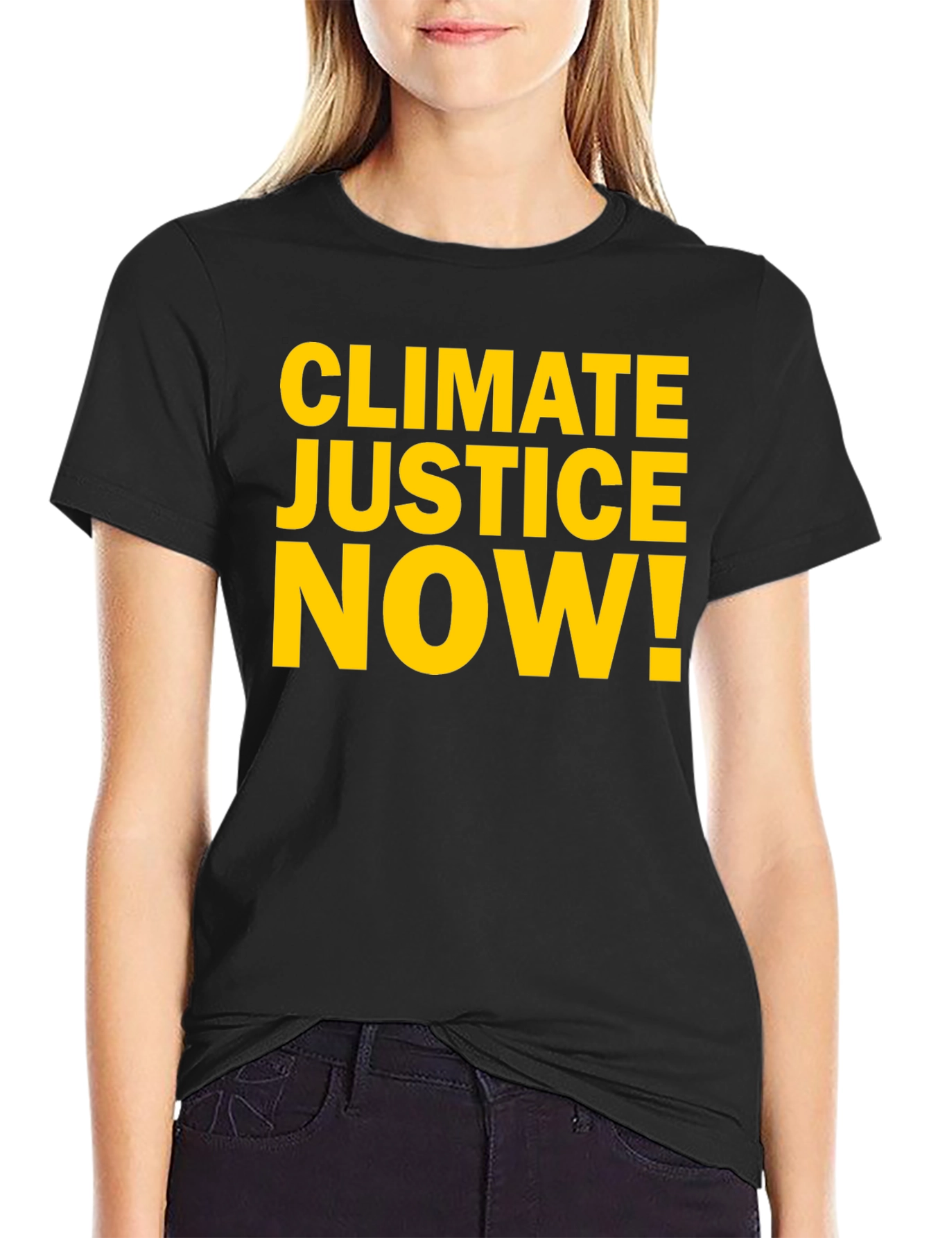 Climate Justice Now T-Shirt - Bold Environmental Activism Tee