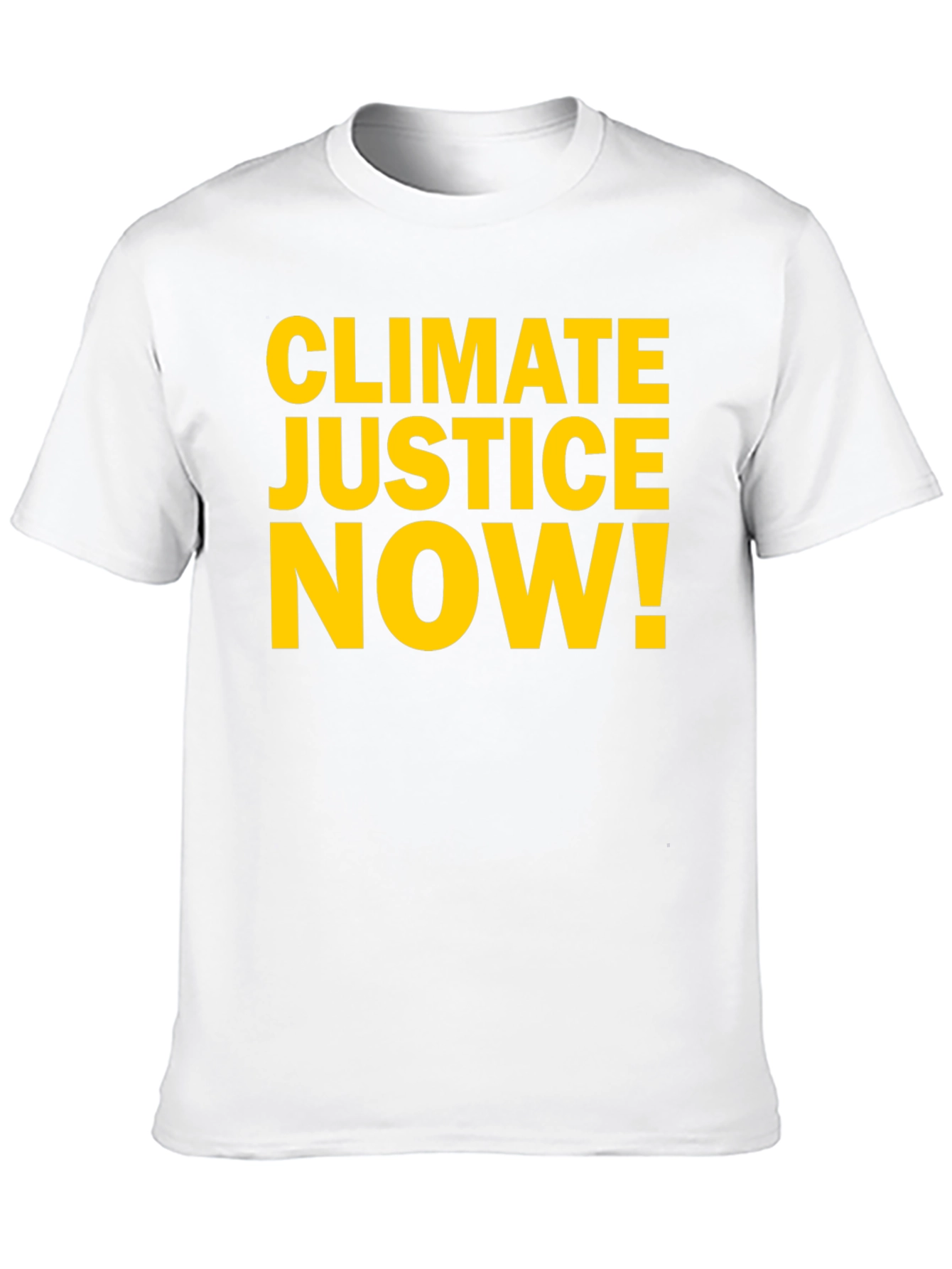 Climate Justice Now T-Shirt - Bold Environmental Activism Tee