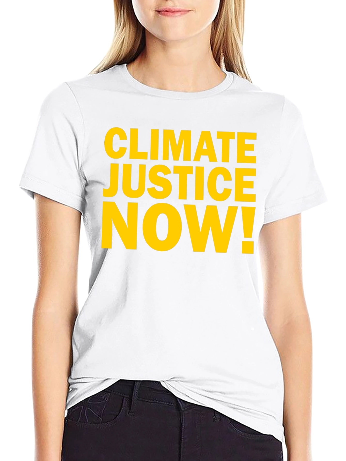 Climate Justice Now T-Shirt - Bold Environmental Activism Tee