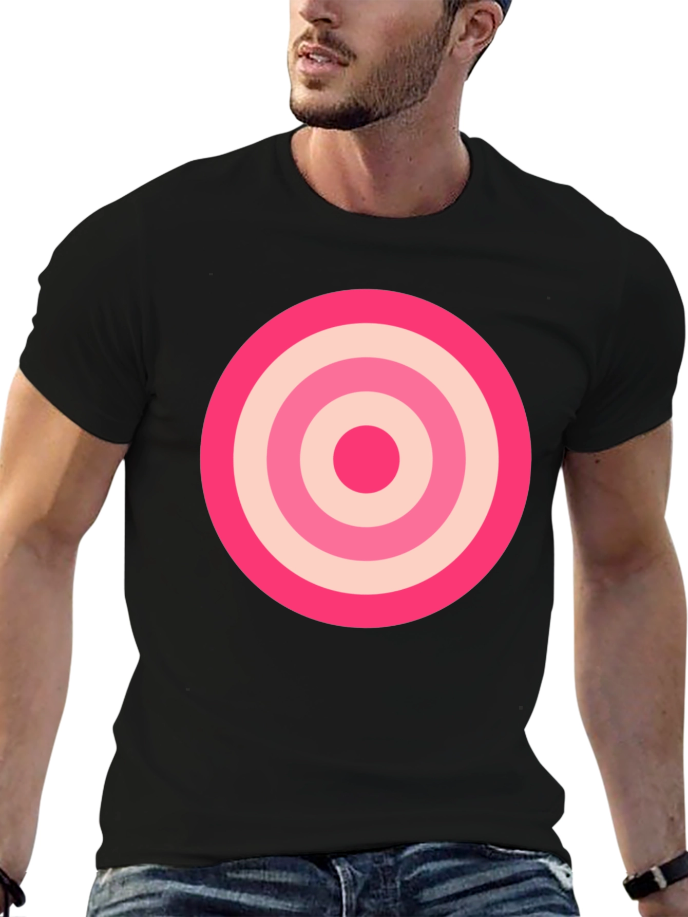 Retro Target Graphic Tee - Classic Style