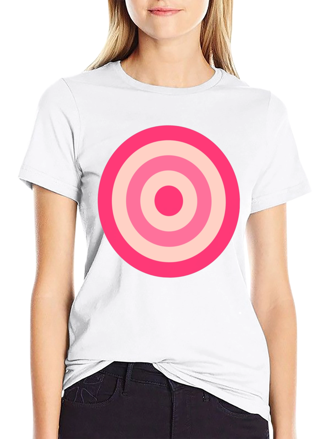 Retro Target Graphic Tee - Classic Style