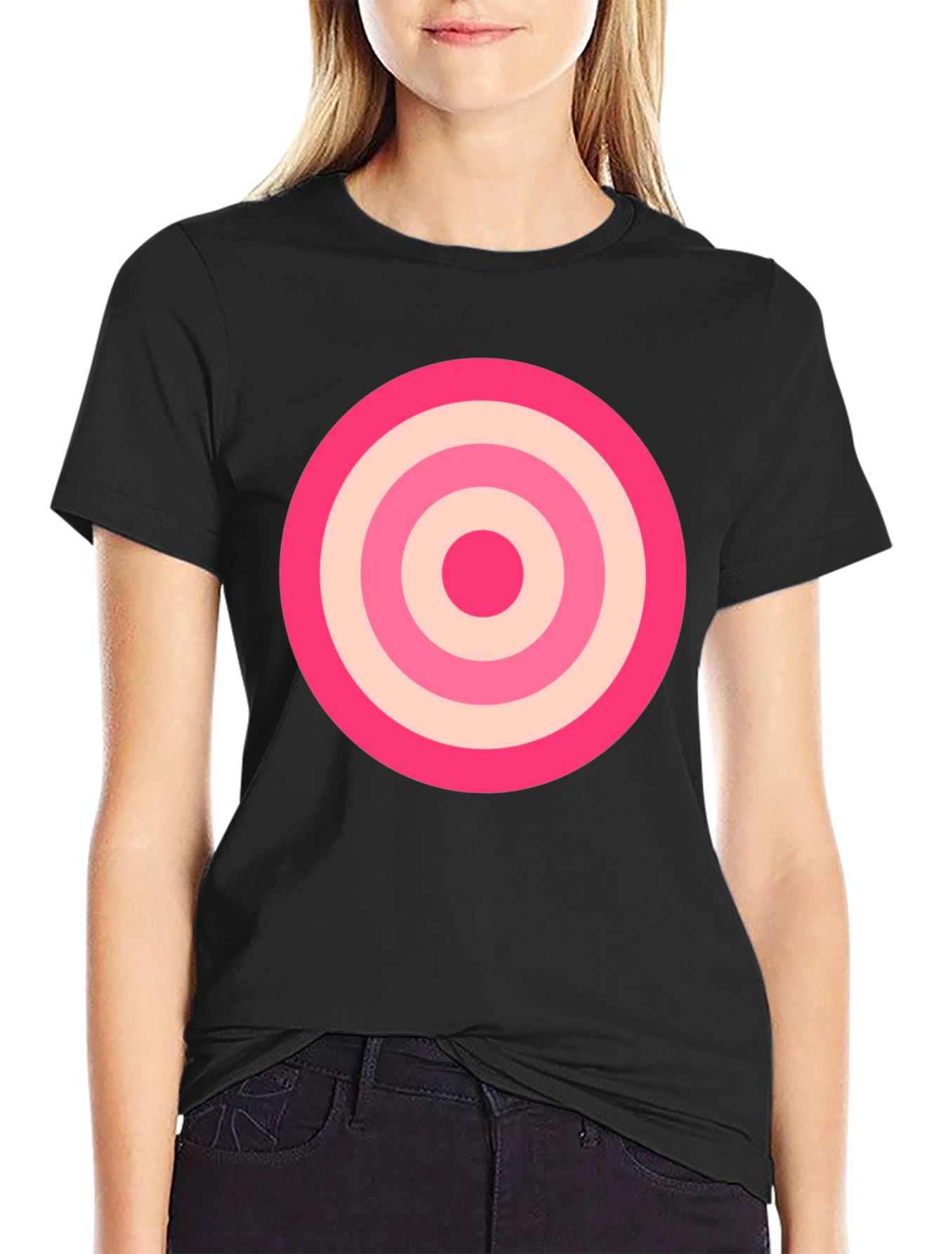 Retro Target Graphic Tee - Classic Style