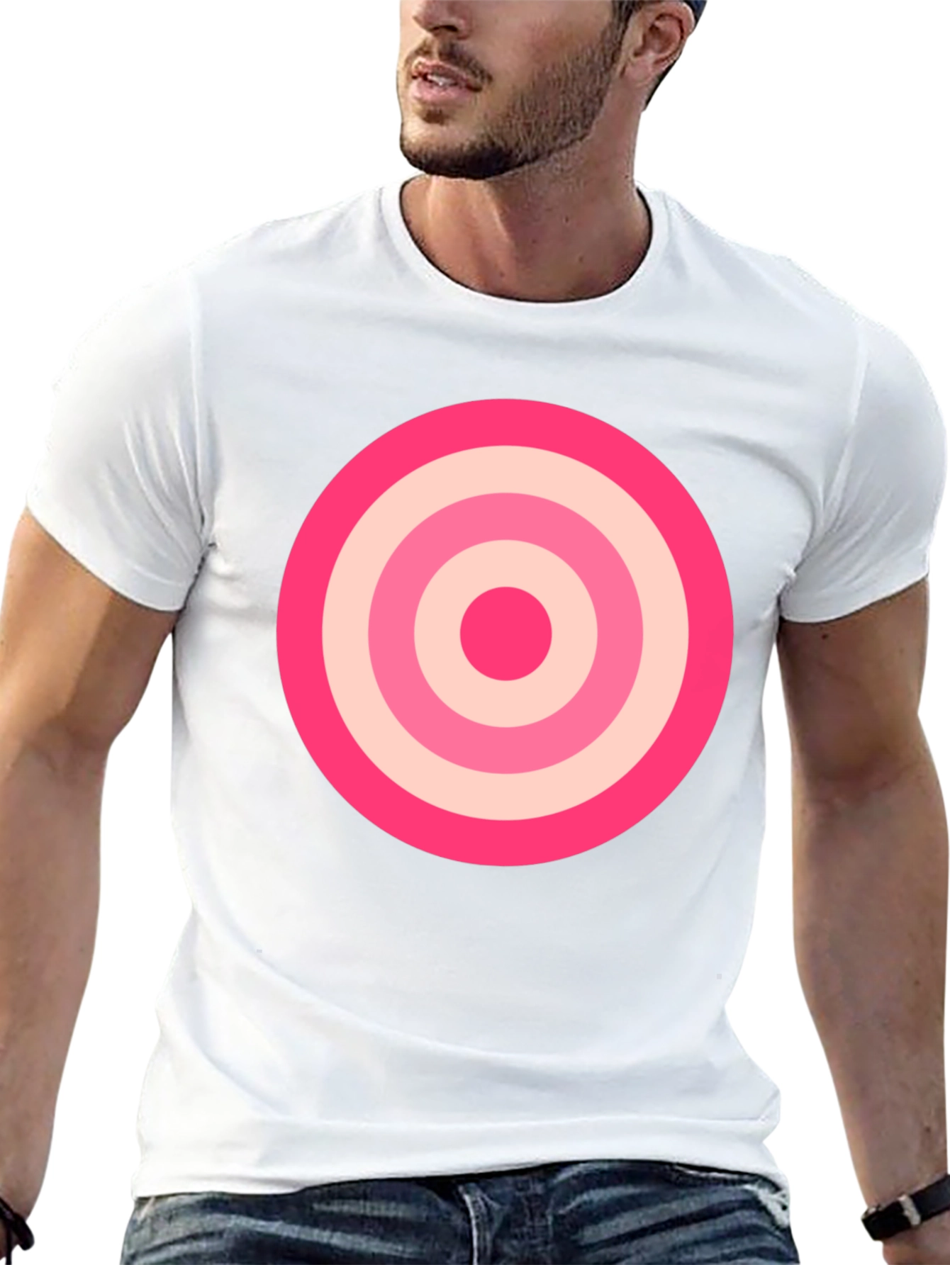 Retro Target Graphic Tee - Classic Style