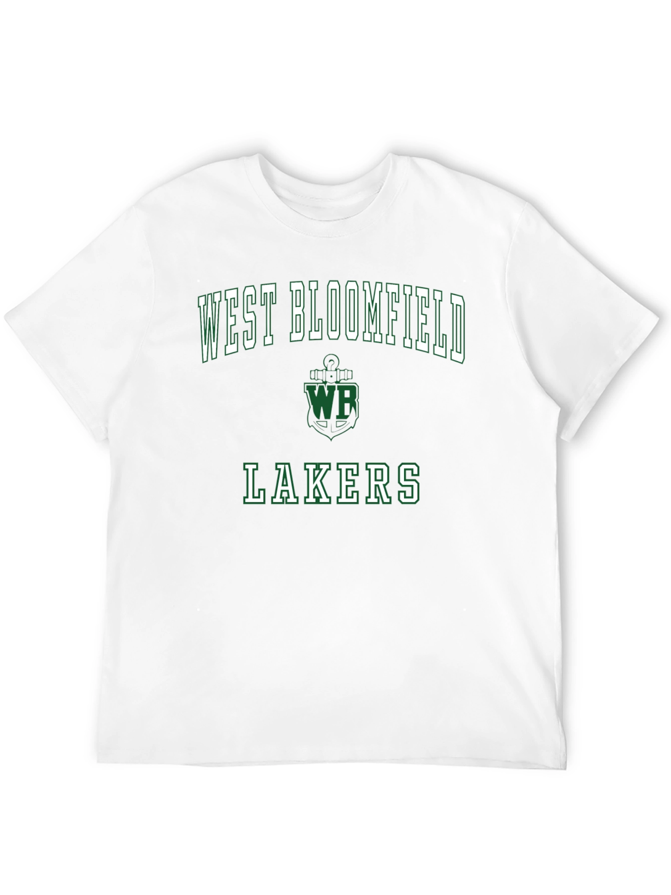 West Bloomfield Lakers Black T-Shirt