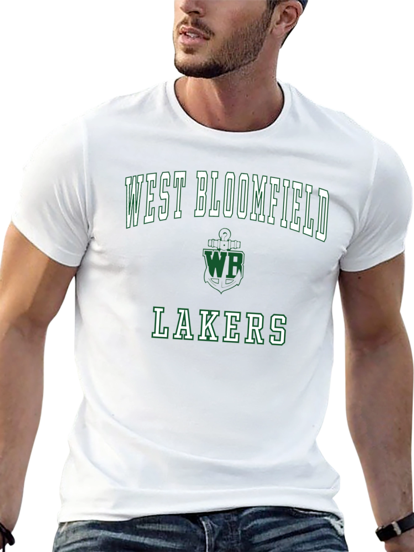 West Bloomfield Lakers Black T-Shirt
