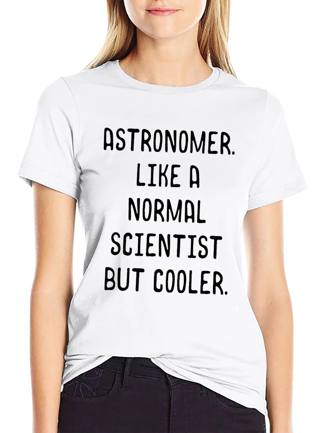 Astronomer Cool Scientist Black T-Shirt
