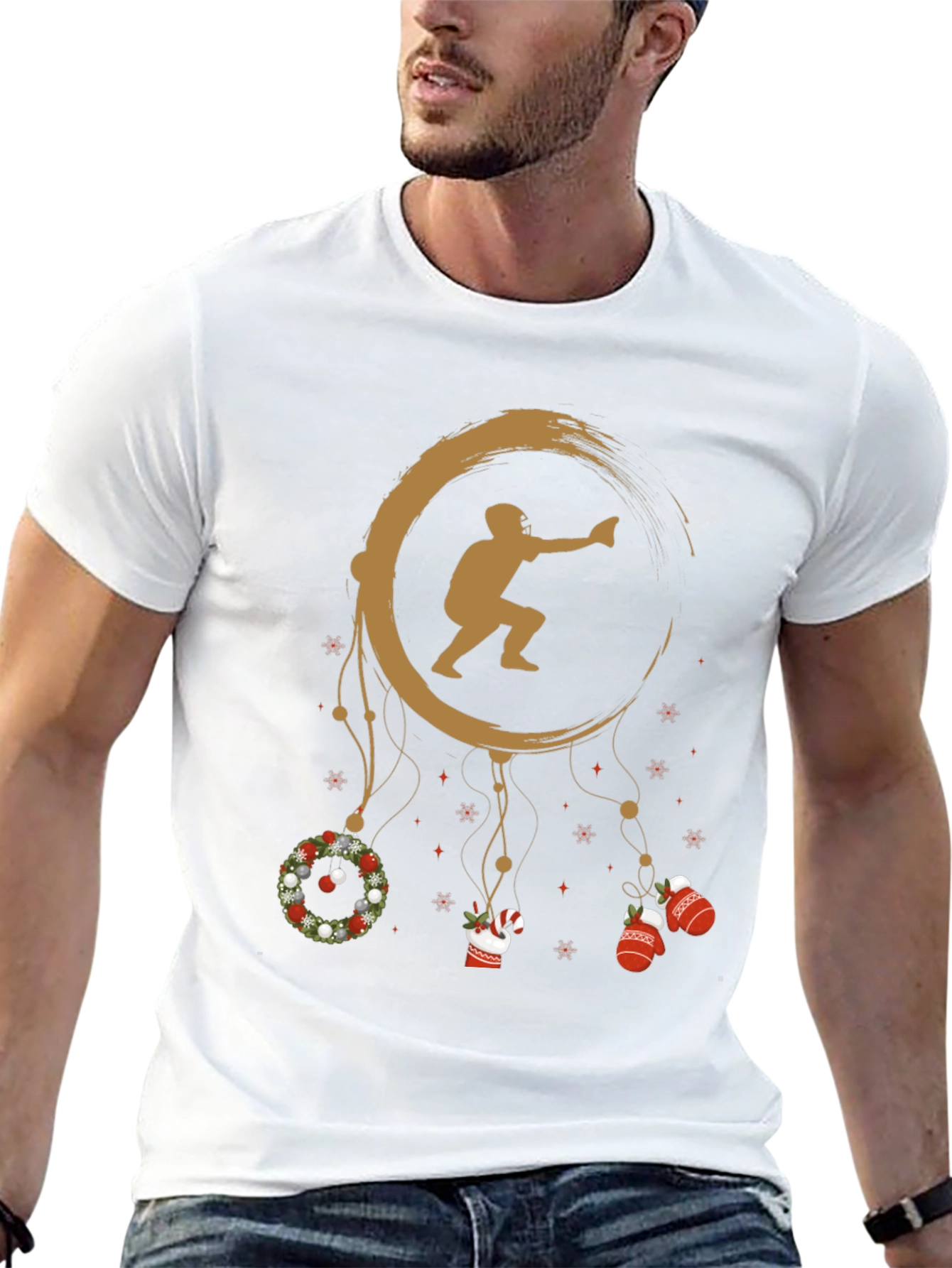 Festive Baseball Dreamcatcher T-Shirt