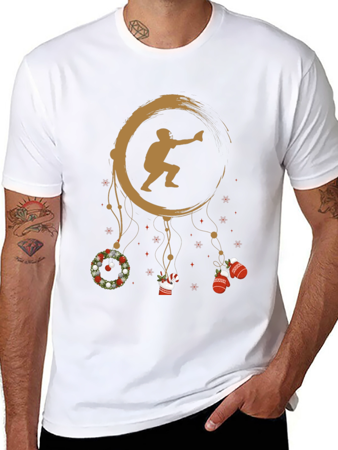 Festive Baseball Dreamcatcher T-Shirt