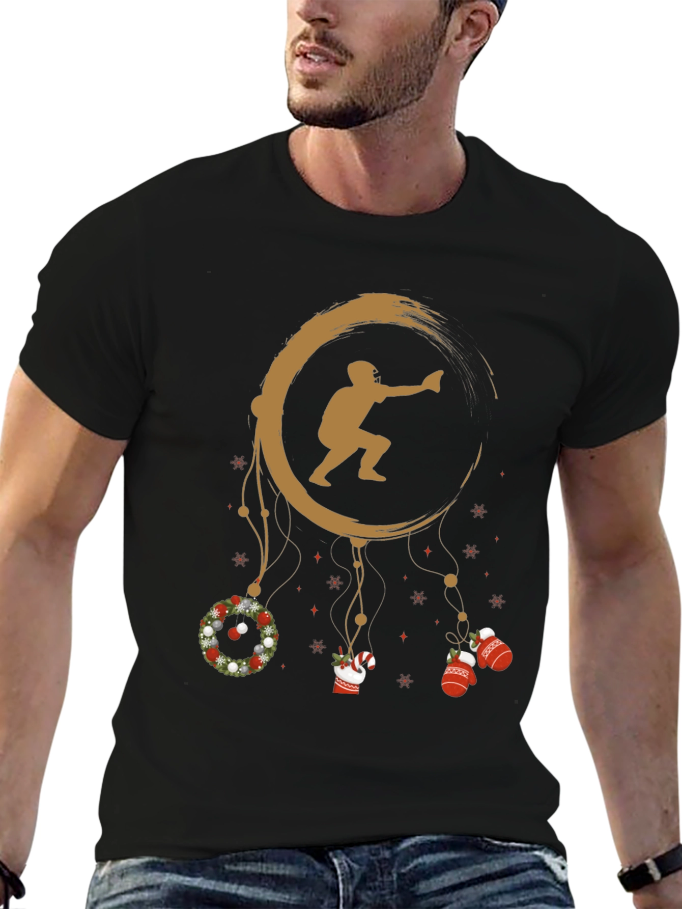 Festive Baseball Dreamcatcher T-Shirt